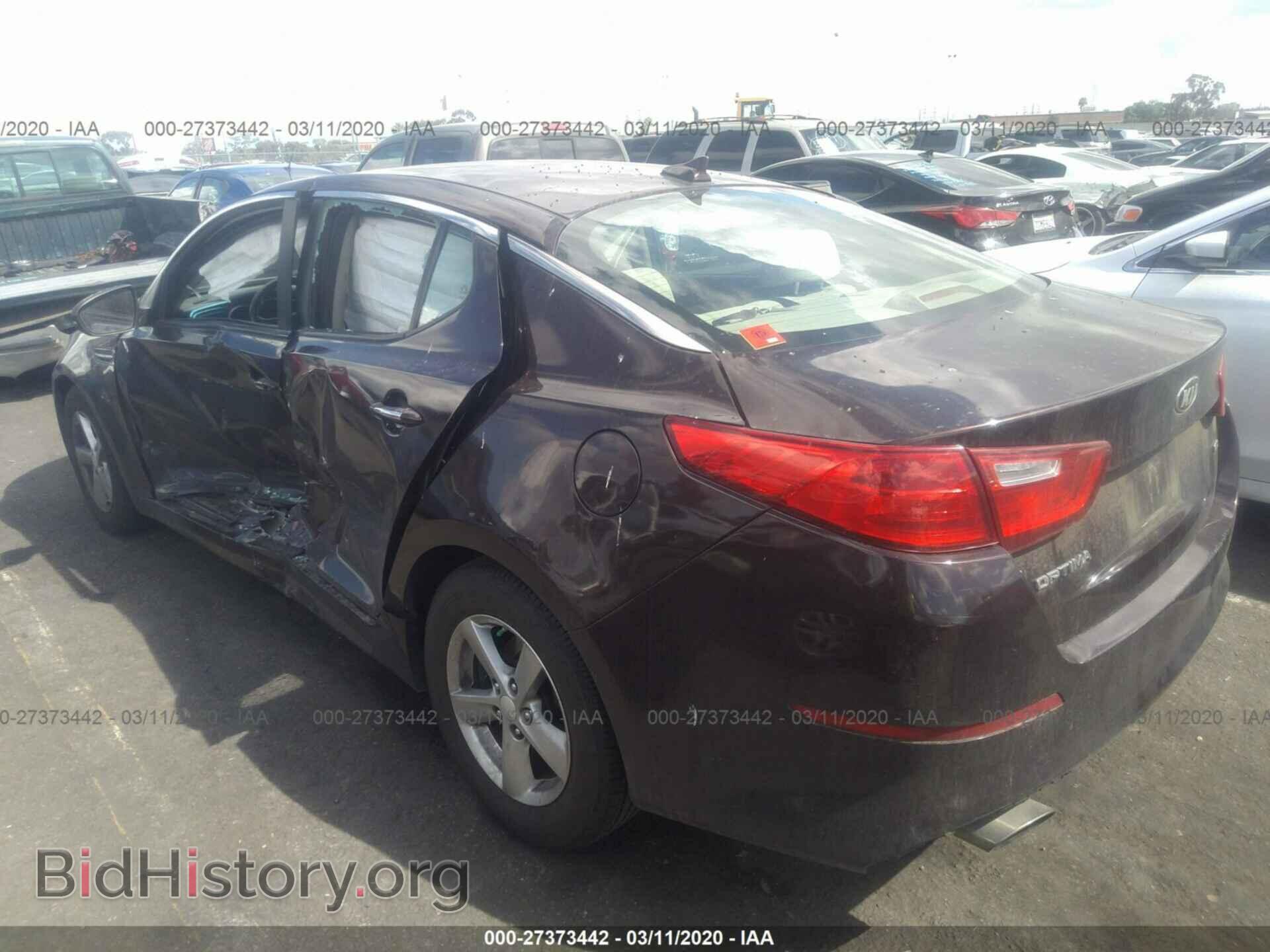 2014 KIA OPTIMA - VIN: 5XXGM4A73EG293789 - Фото 3