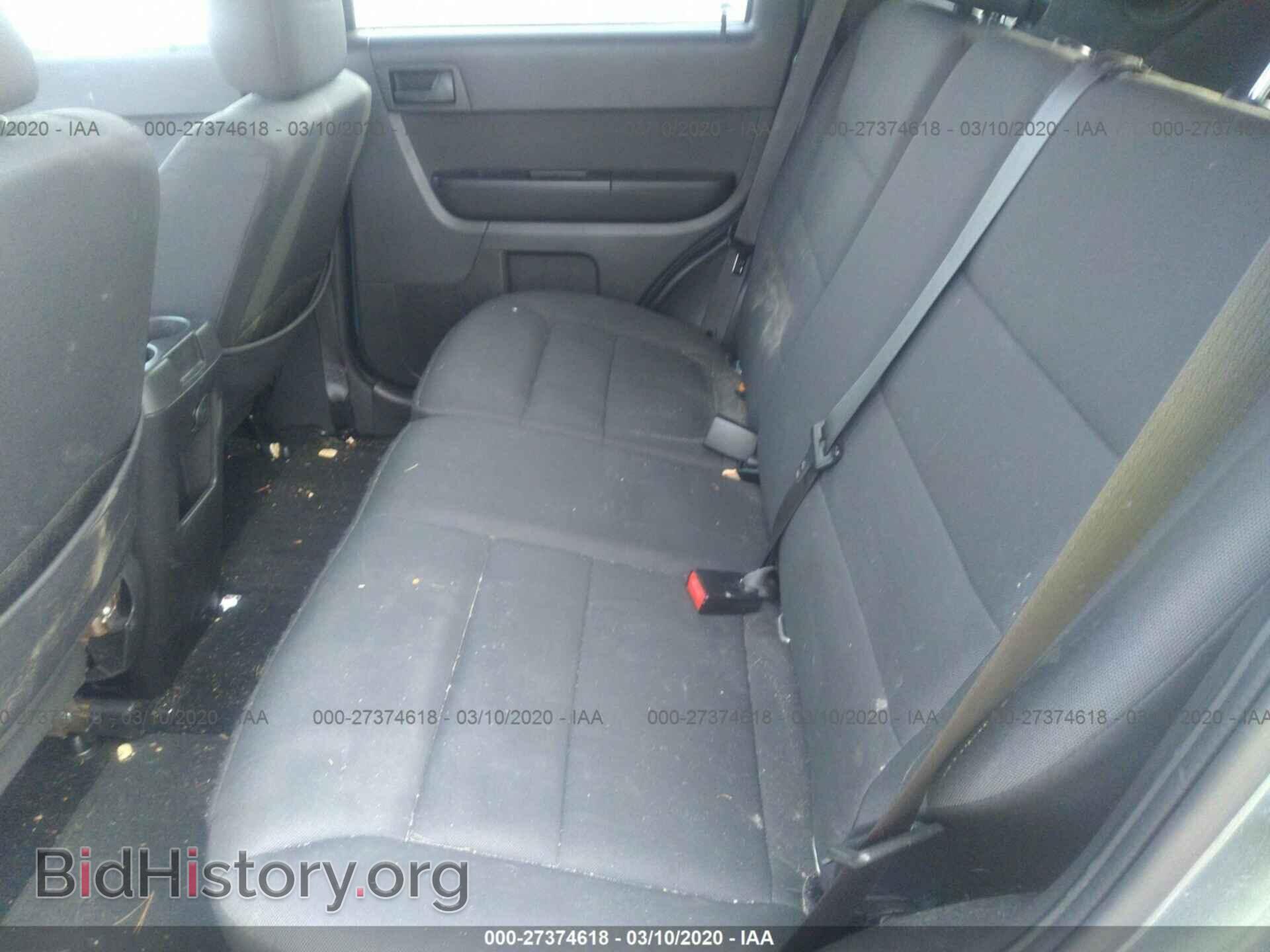 2011 FORD ESCAPE - VIN: 1FMCU9DG1BKC01650 - Фото 8