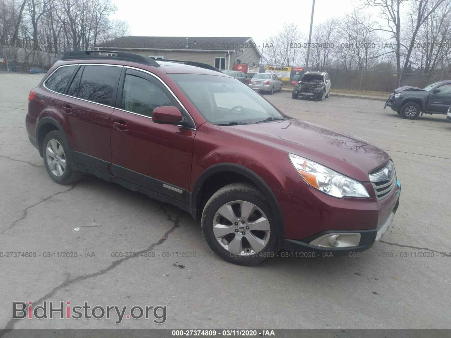 Фотография 4S4BRBLC1B3439186 - SUBARU OUTBACK 2011