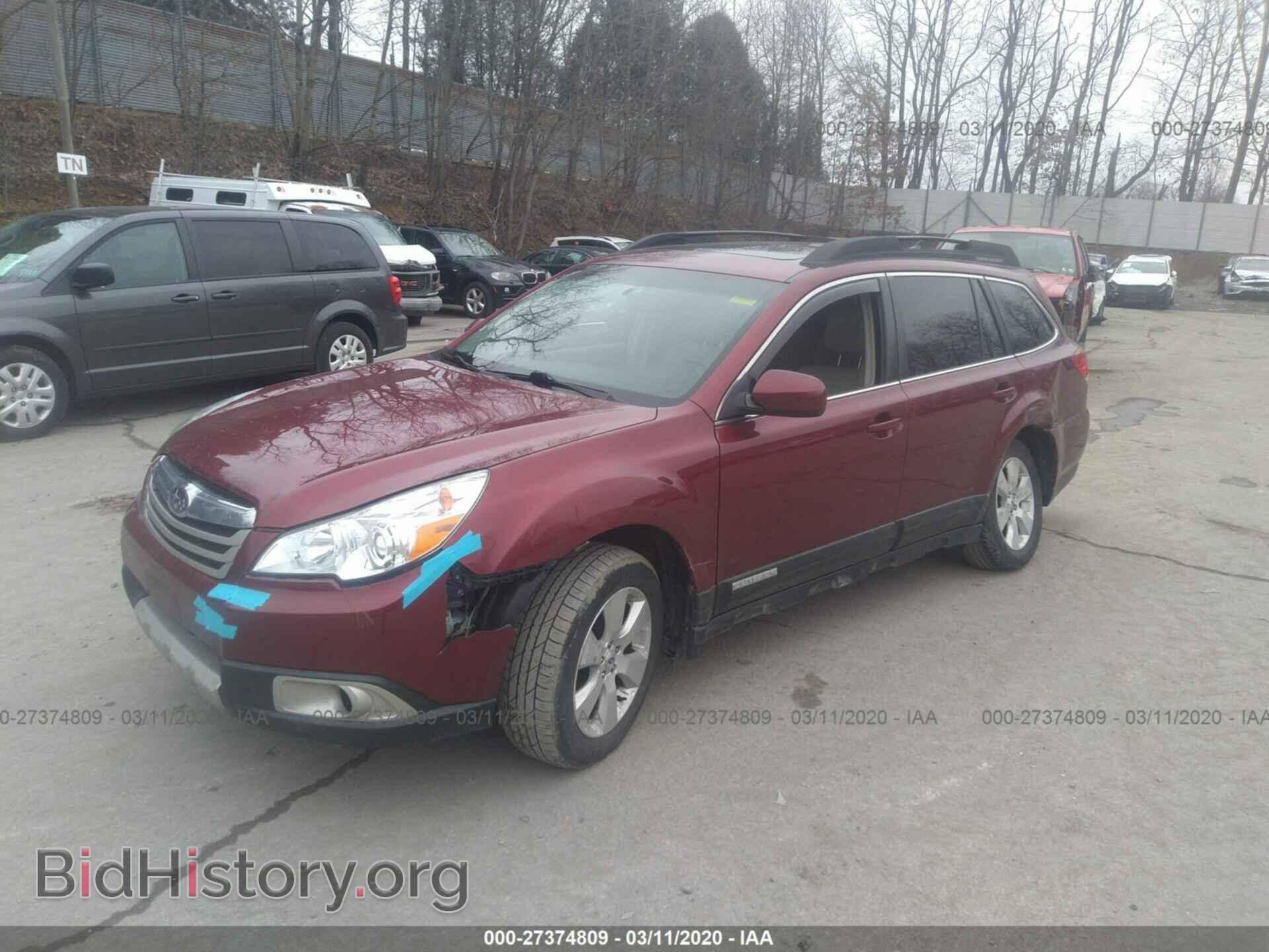 2011 SUBARU OUTBACK - VIN: 4S4BRBLC1B3439186 - Фото 2
