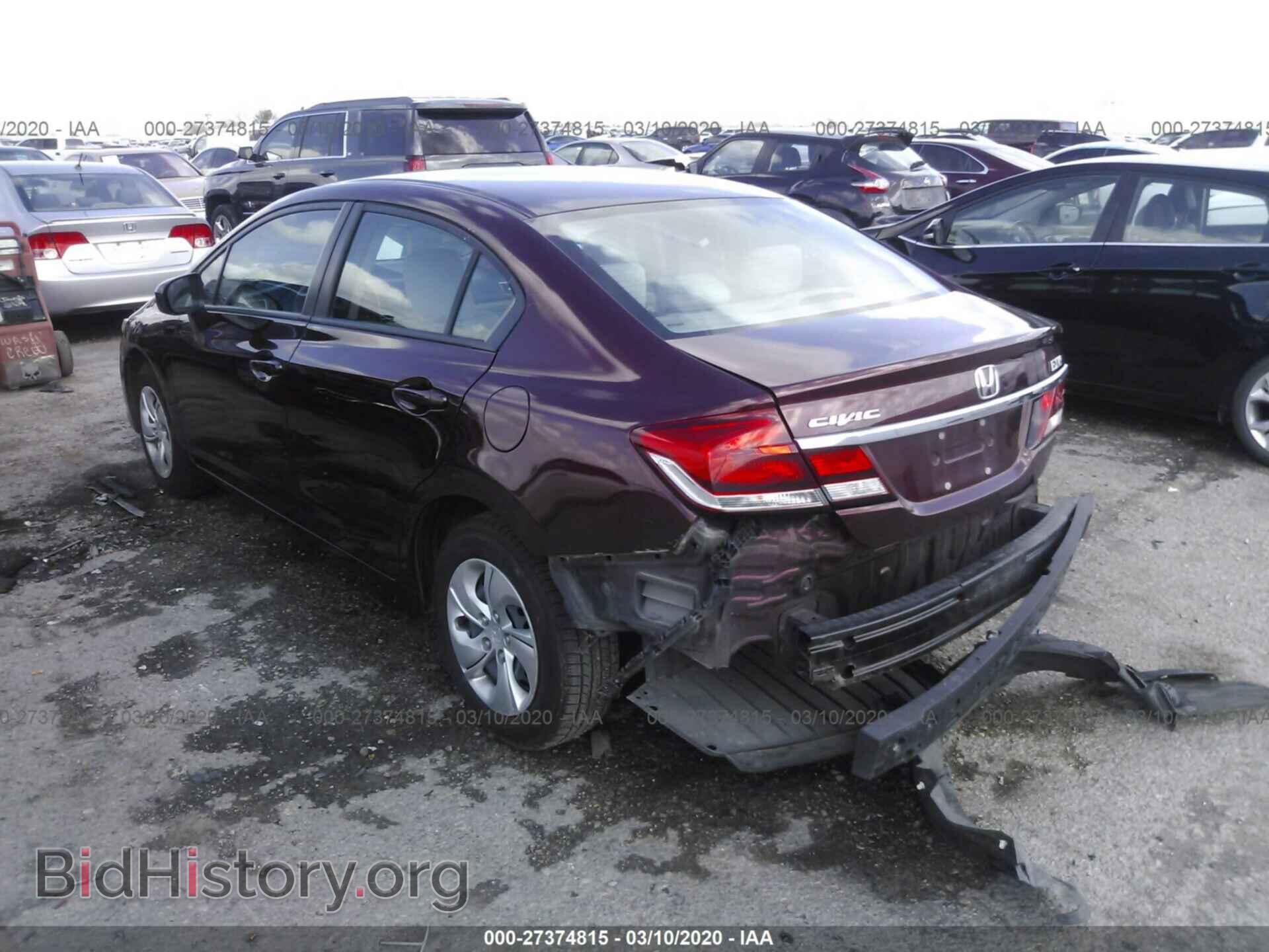 2014 HONDA CIVIC - VIN: 19XFB2F55EE038048 - Фото 3