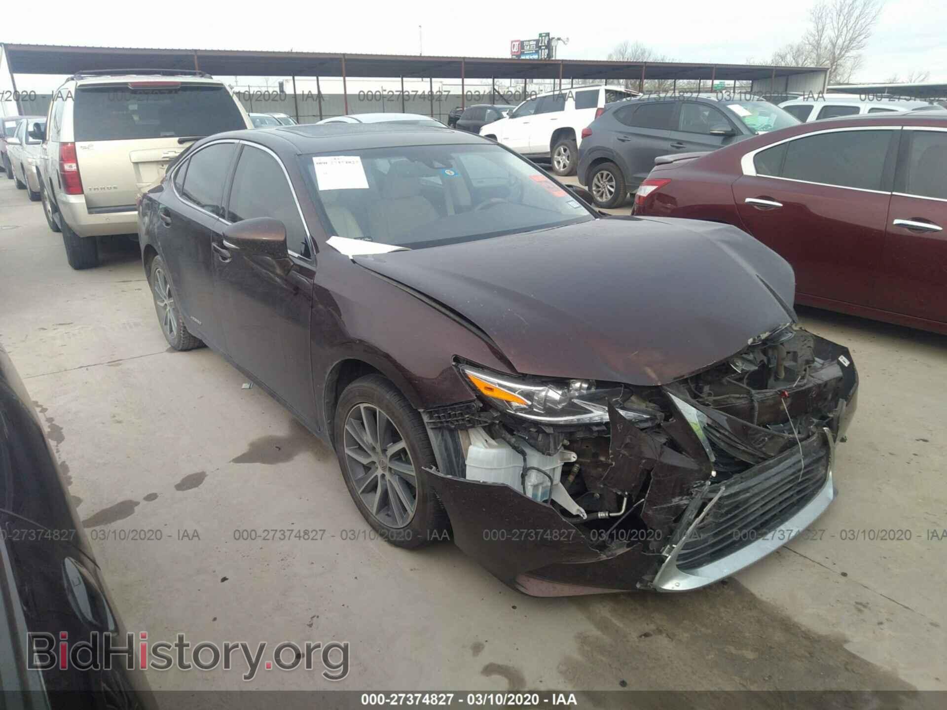 Photo JTHBW1GG8G2120366 - LEXUS ES 2016