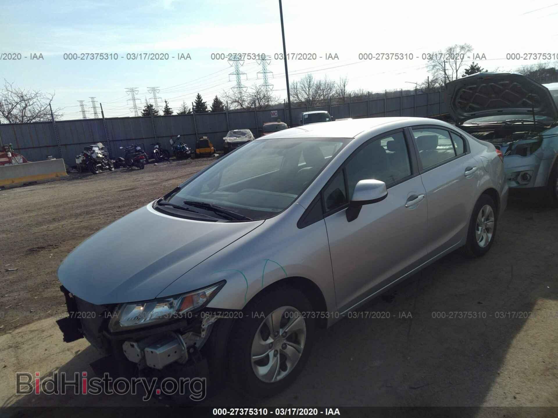 2013 HONDA CIVIC - VIN: 19XFB2F5XDE095246 - Фото 2
