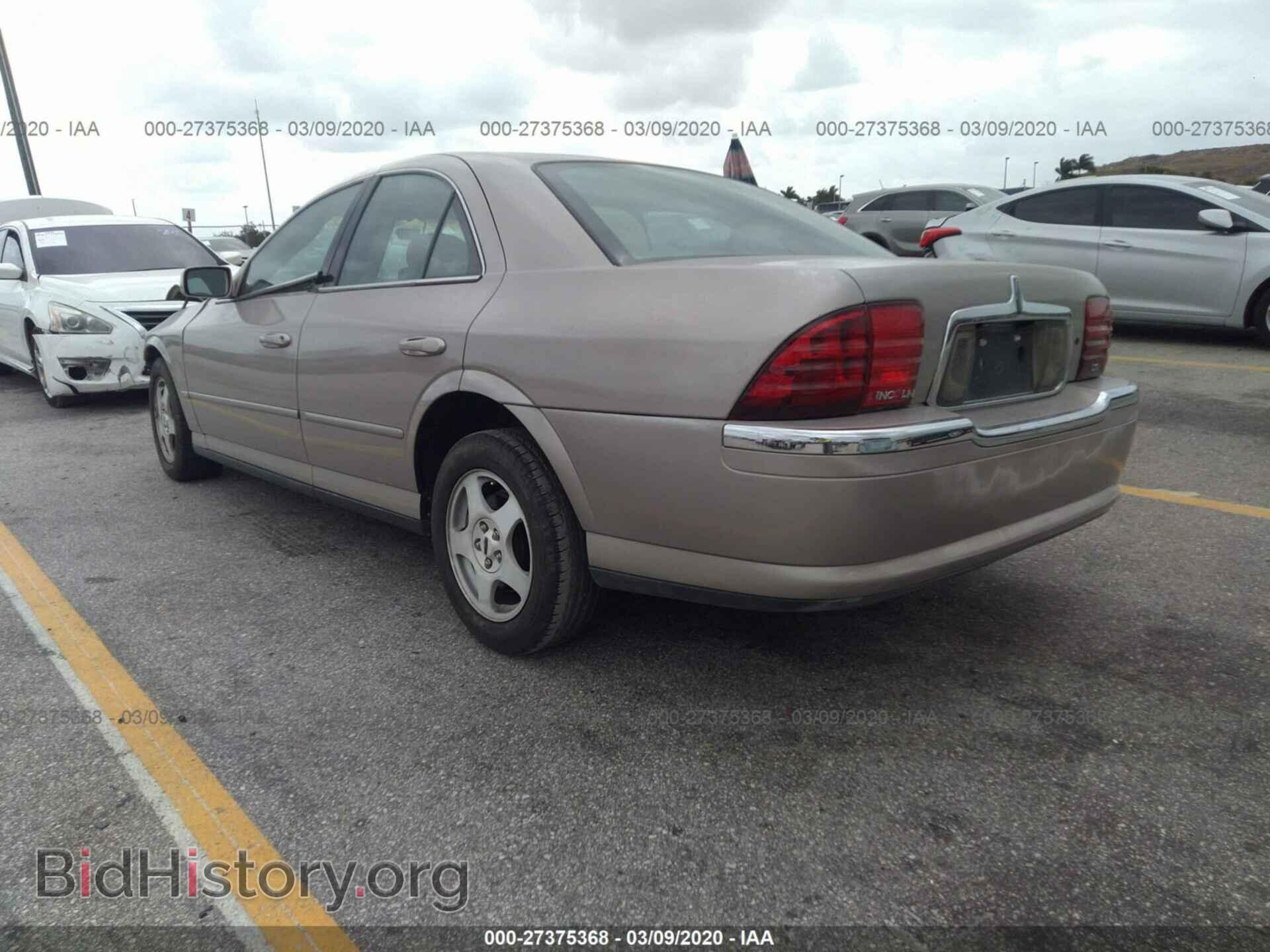 2000 LINCOLN LS - VIN: 1LNHM87A2YY901061 - Photo 3