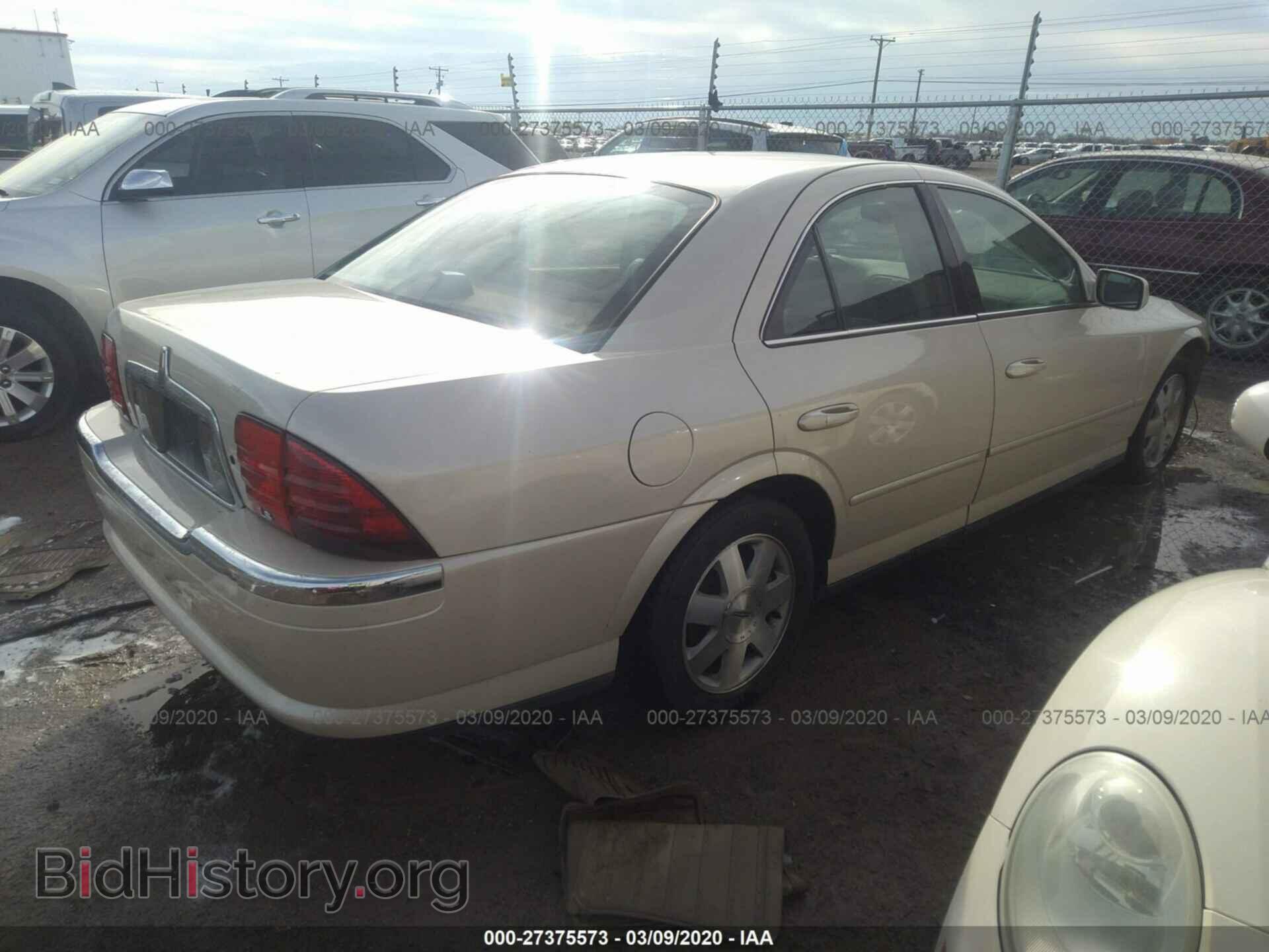 2002 LINCOLN LS - VIN: 1LNHM86S62Y622066 - Фото 4