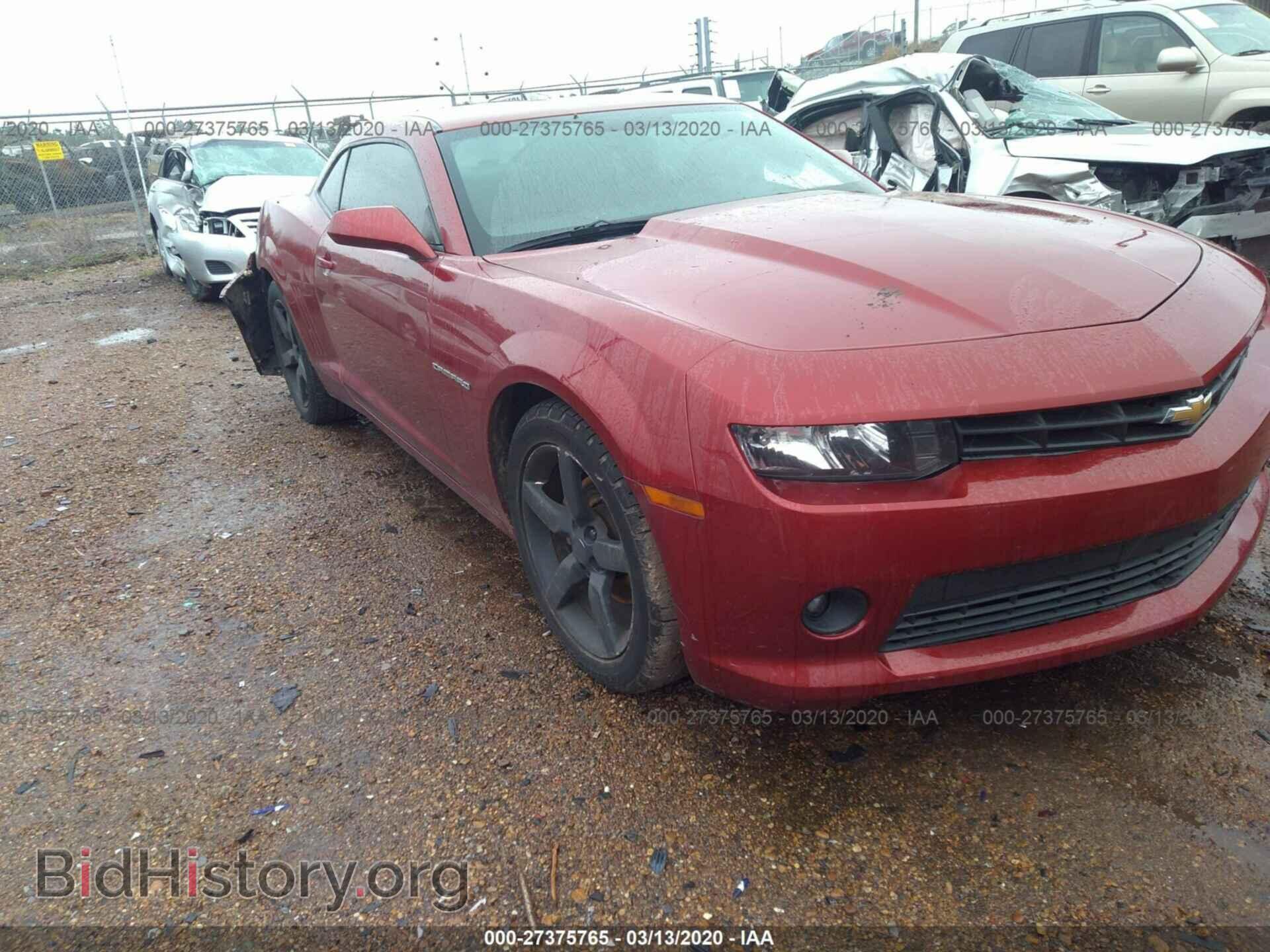 Photo 2G1FB1E37E9276405 - CHEVROLET CAMARO 2014