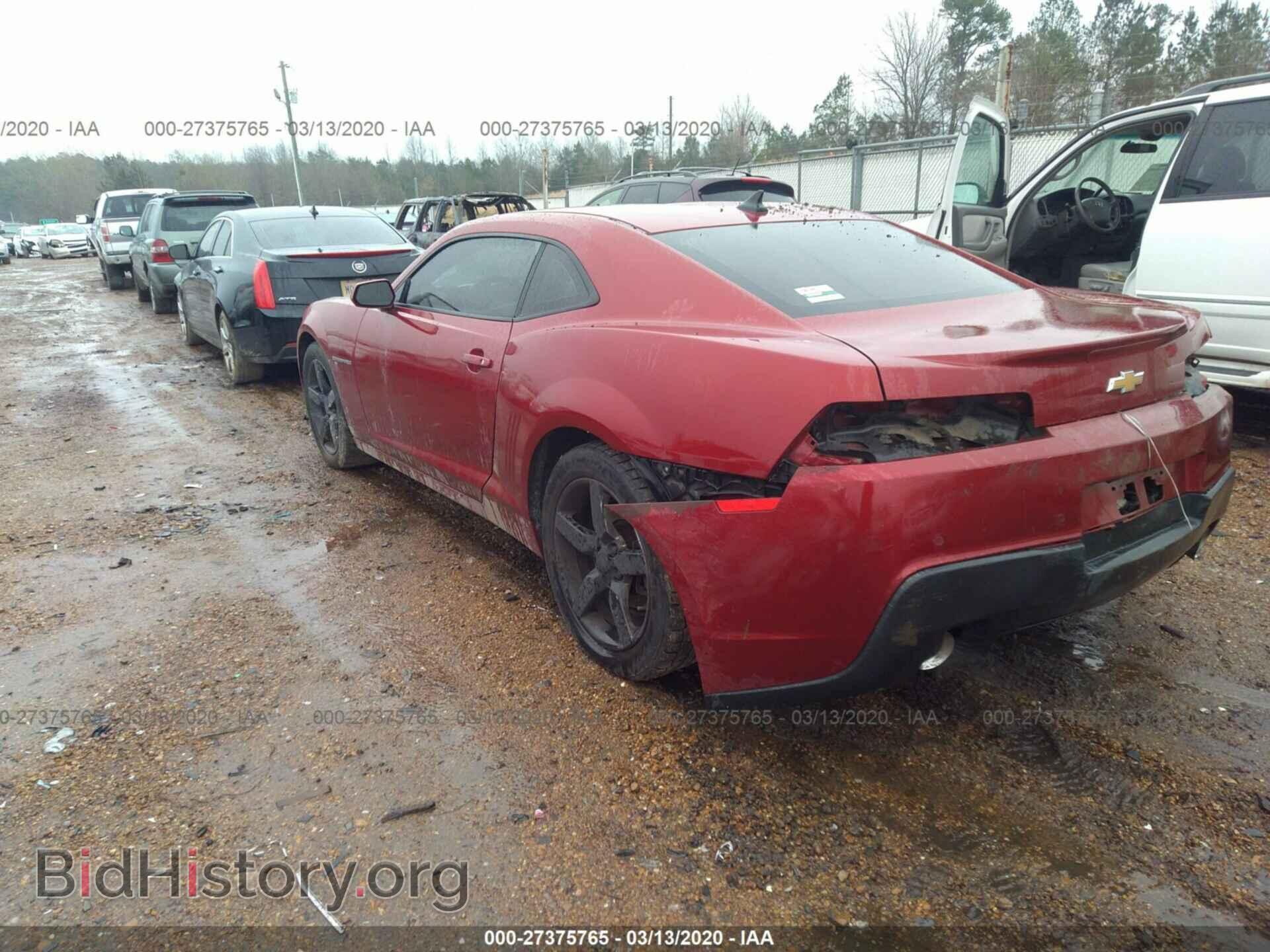 2014 CHEVROLET CAMARO - VIN: 2G1FB1E37E9276405 - Фото 3