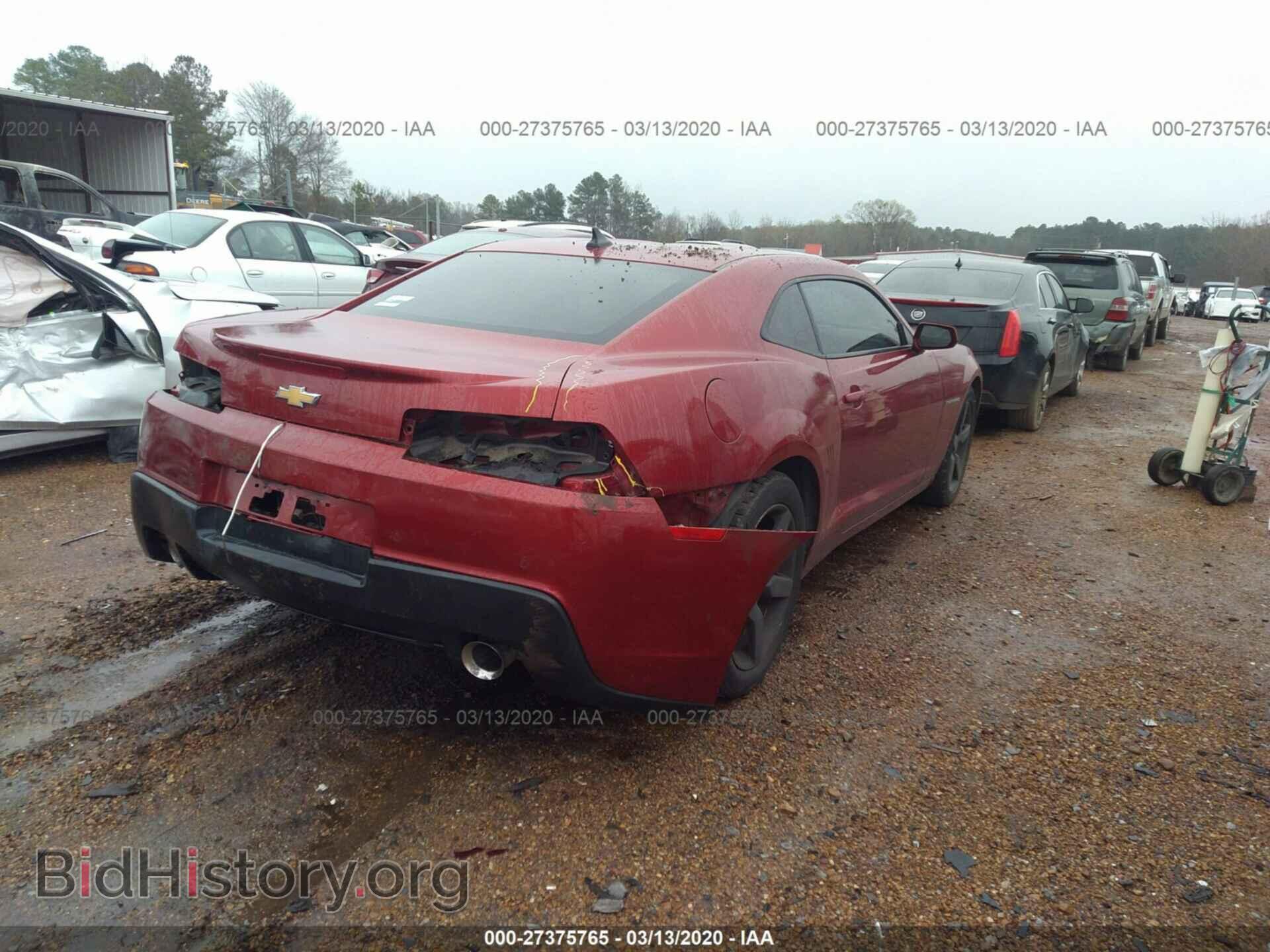 2014 CHEVROLET CAMARO - VIN: 2G1FB1E37E9276405 - Фото 4