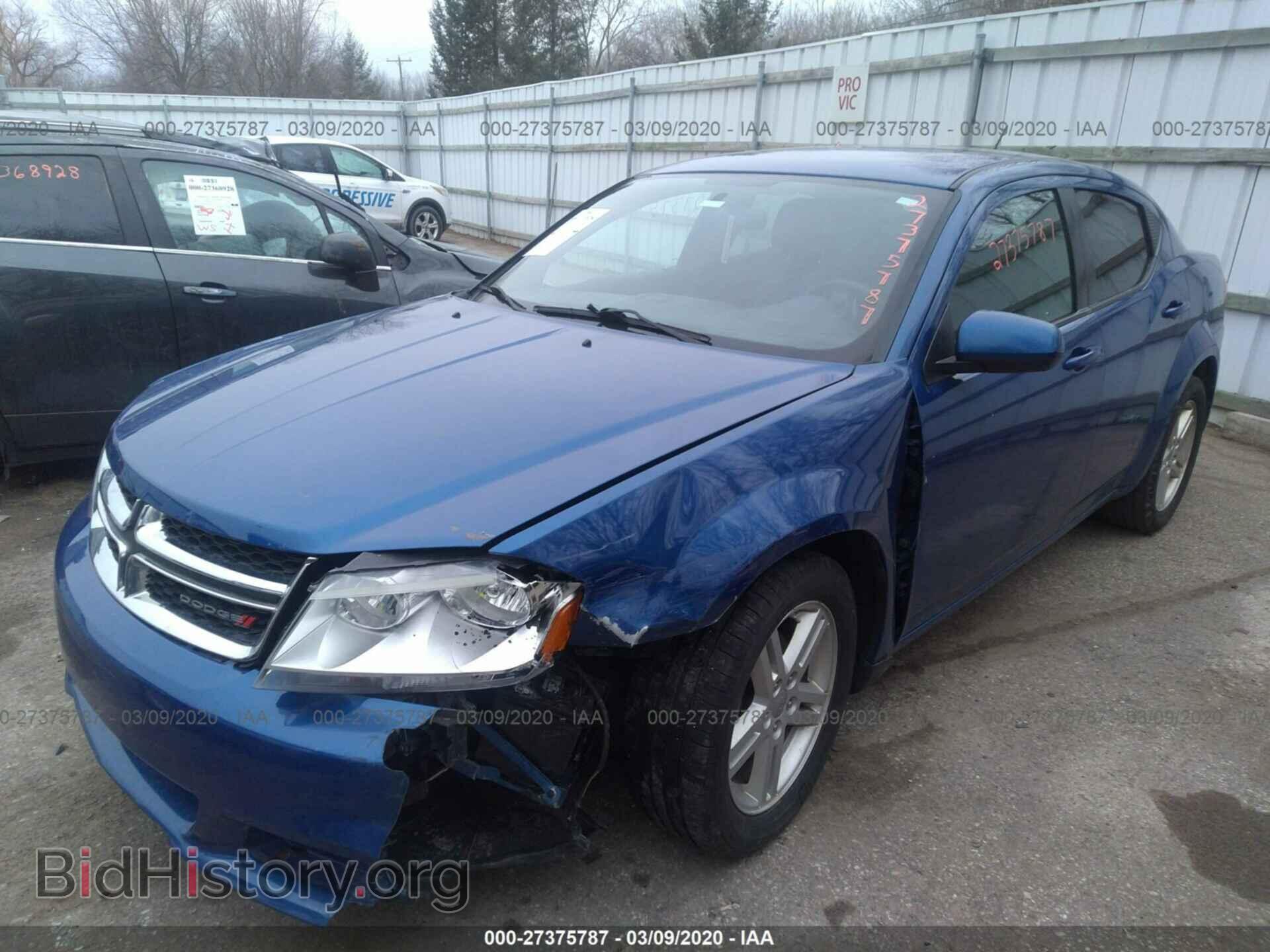 2012 DODGE AVENGER - VIN: 1C3CDZCB9CN182618 - Фото 2