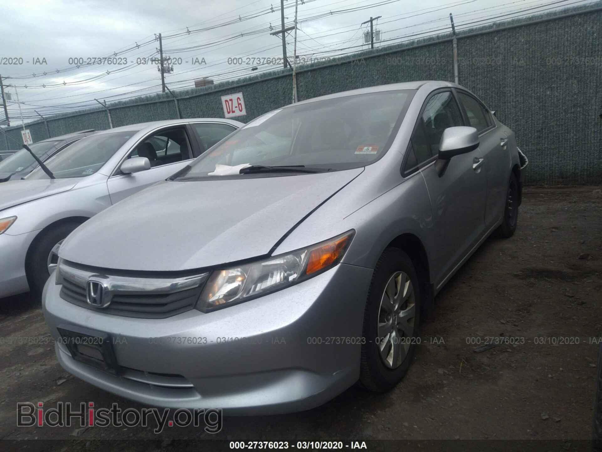 2012 HONDA CIVIC - VIN: 2HGFB2F5XCH302321 - Photo 2