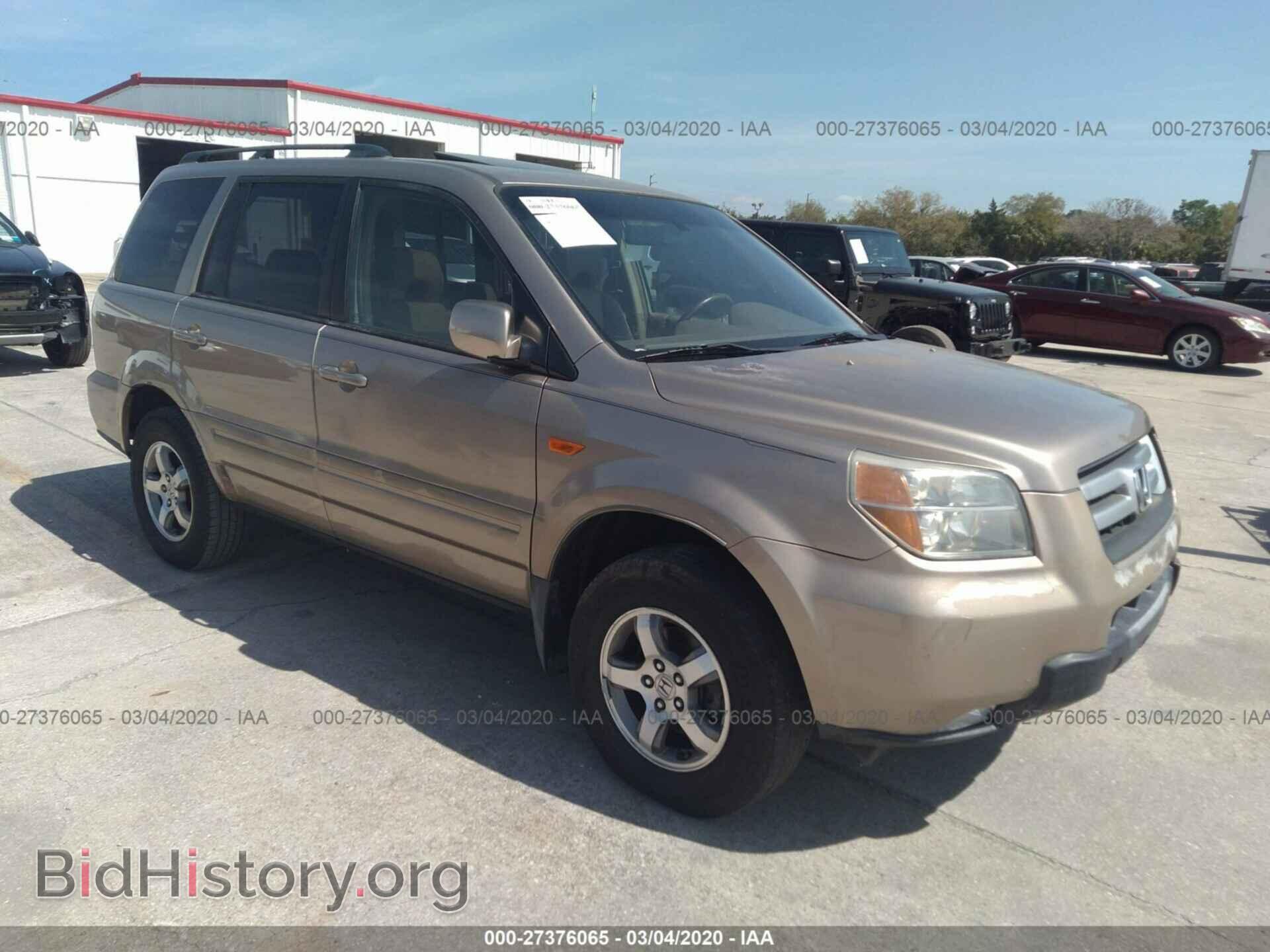Photo 5FNYF28506B005383 - HONDA PILOT 2006