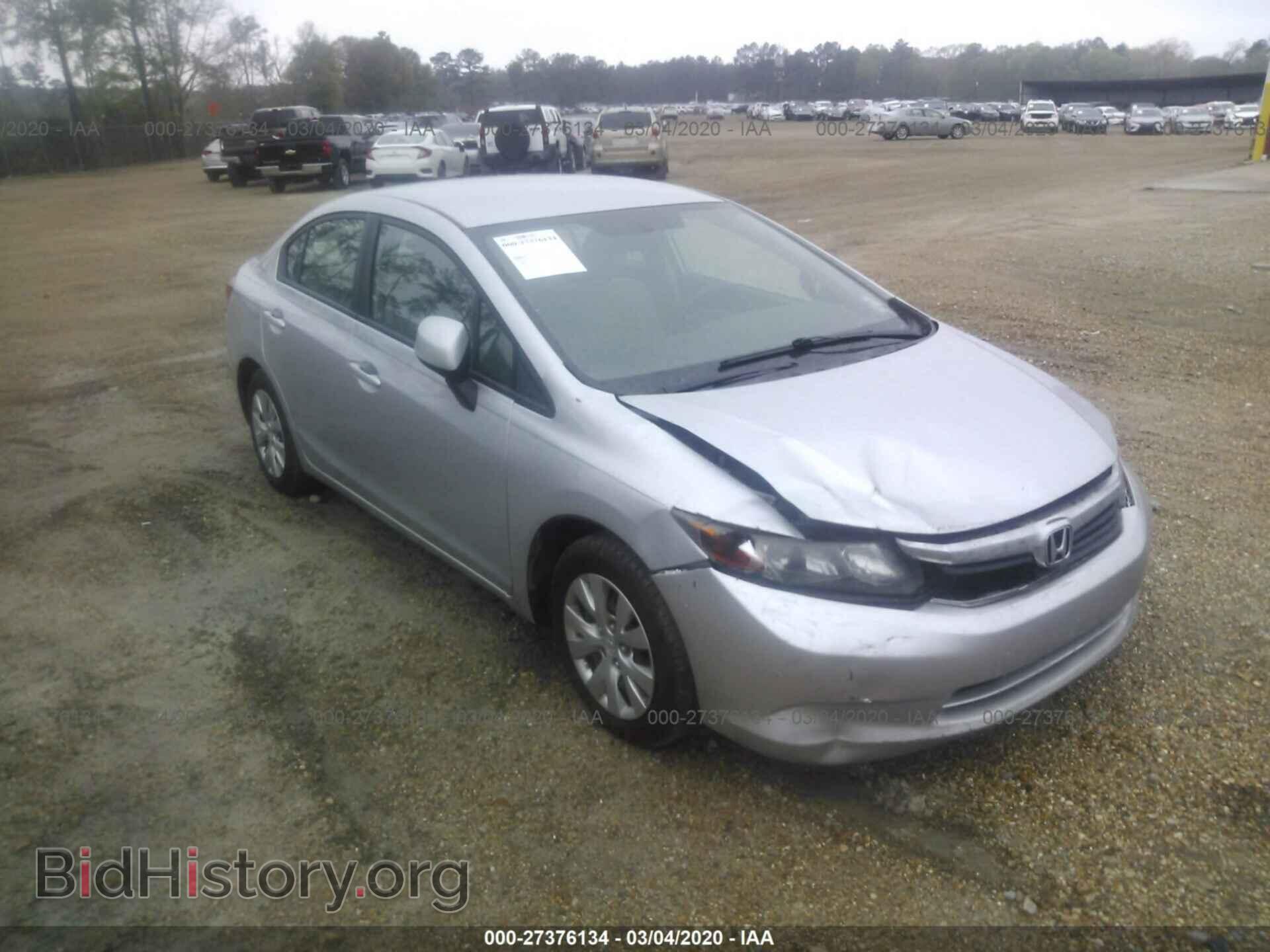Photo 2HGFB2F55CH323478 - HONDA CIVIC 2012