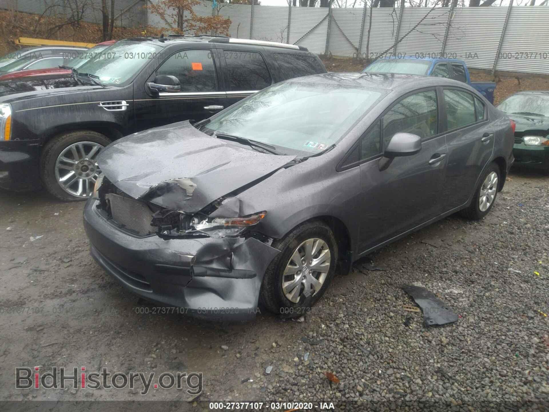 2012 HONDA CIVIC - VIN: 19XFB2F55CE375400 - Фото 2