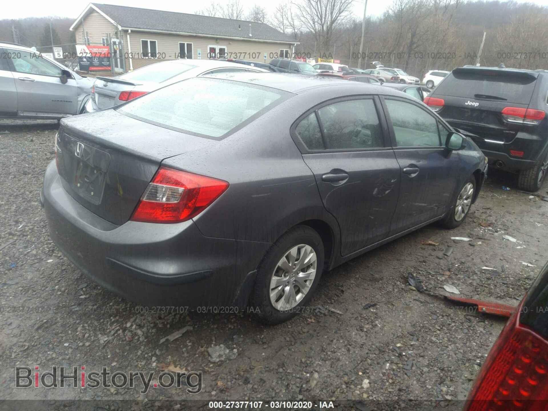 2012 HONDA CIVIC - VIN: 19XFB2F55CE375400 - Фото 4