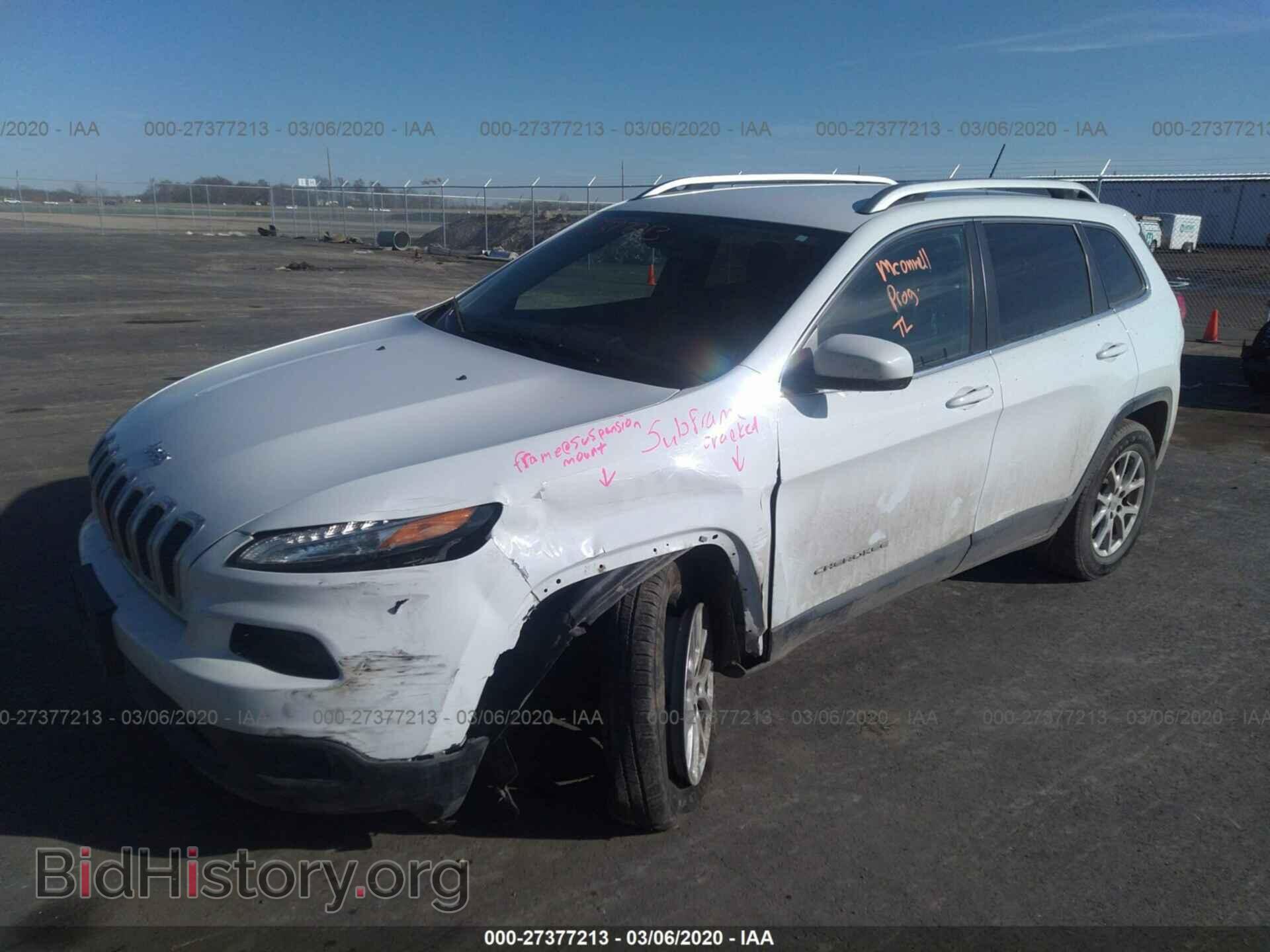 2016 JEEP CHEROKEE - VIN: 1C4PJMCBXGW196813 - Фото 2