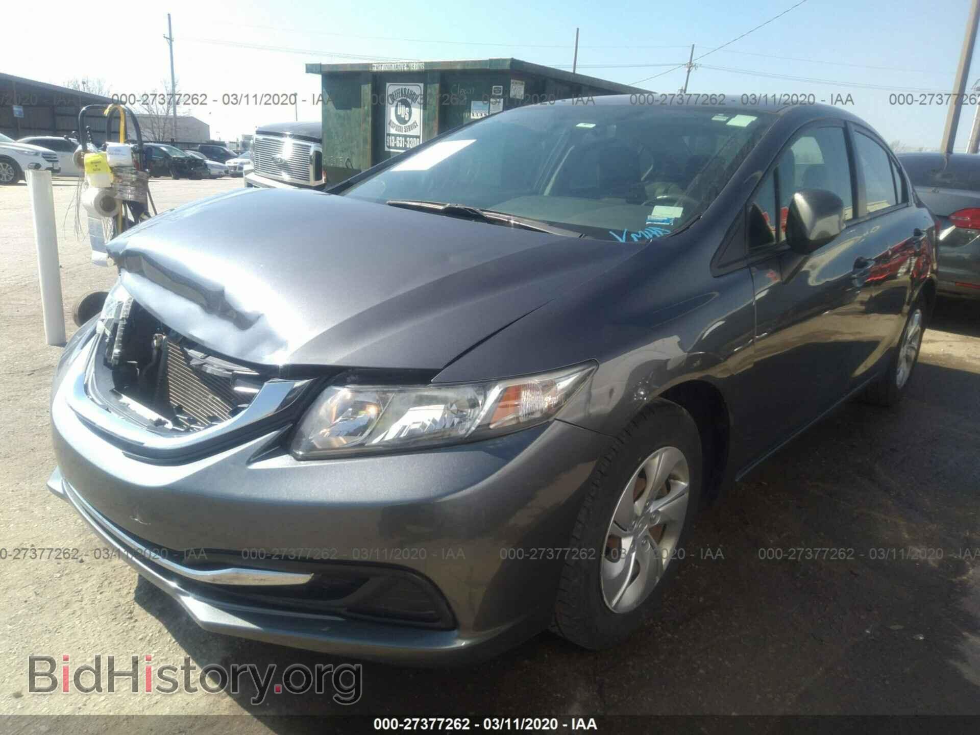 2013 HONDA CIVIC - VIN: 19XFB2F5XDE012754 - Фото 2