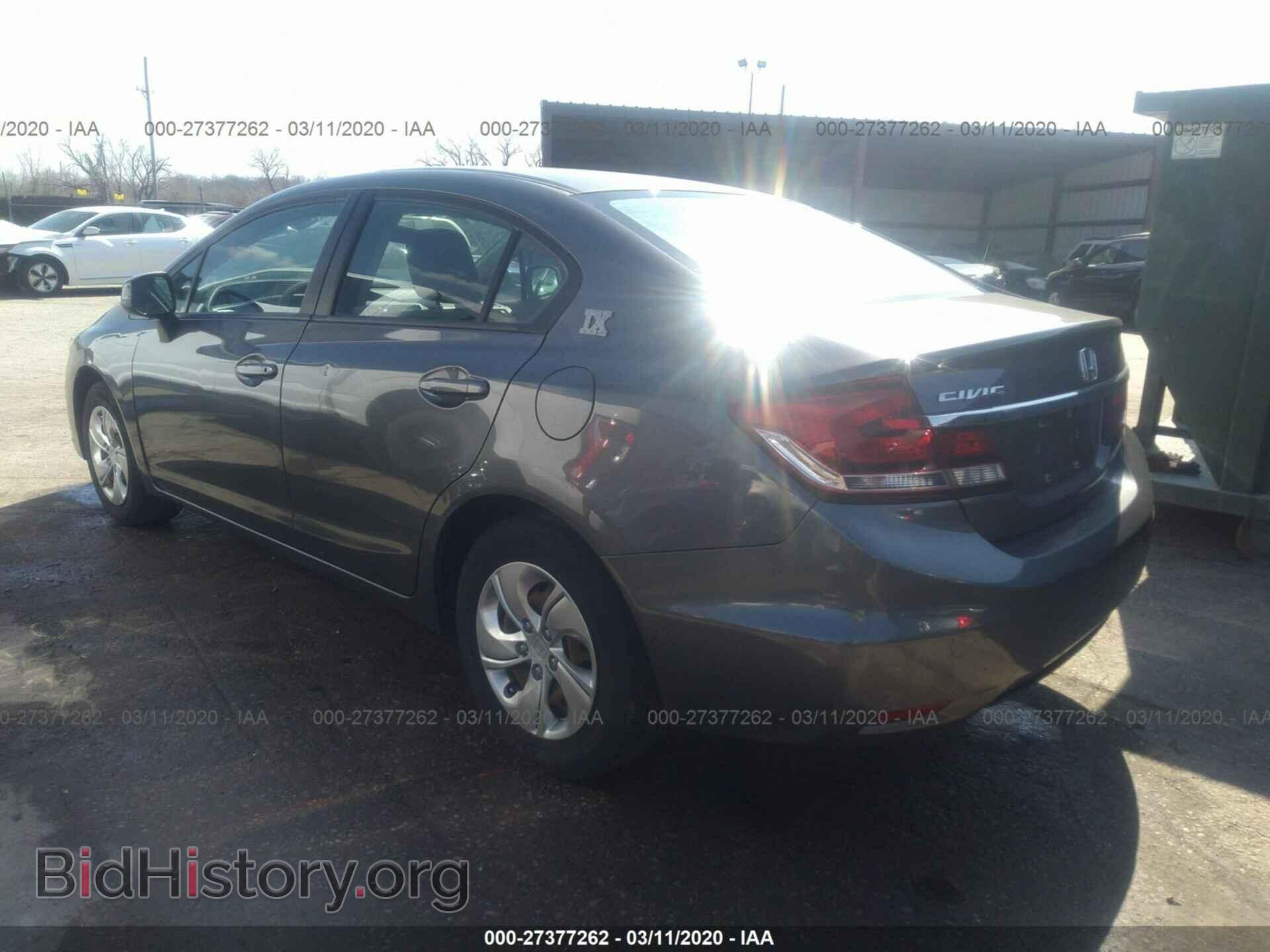 2013 HONDA CIVIC - VIN: 19XFB2F5XDE012754 - Фото 3
