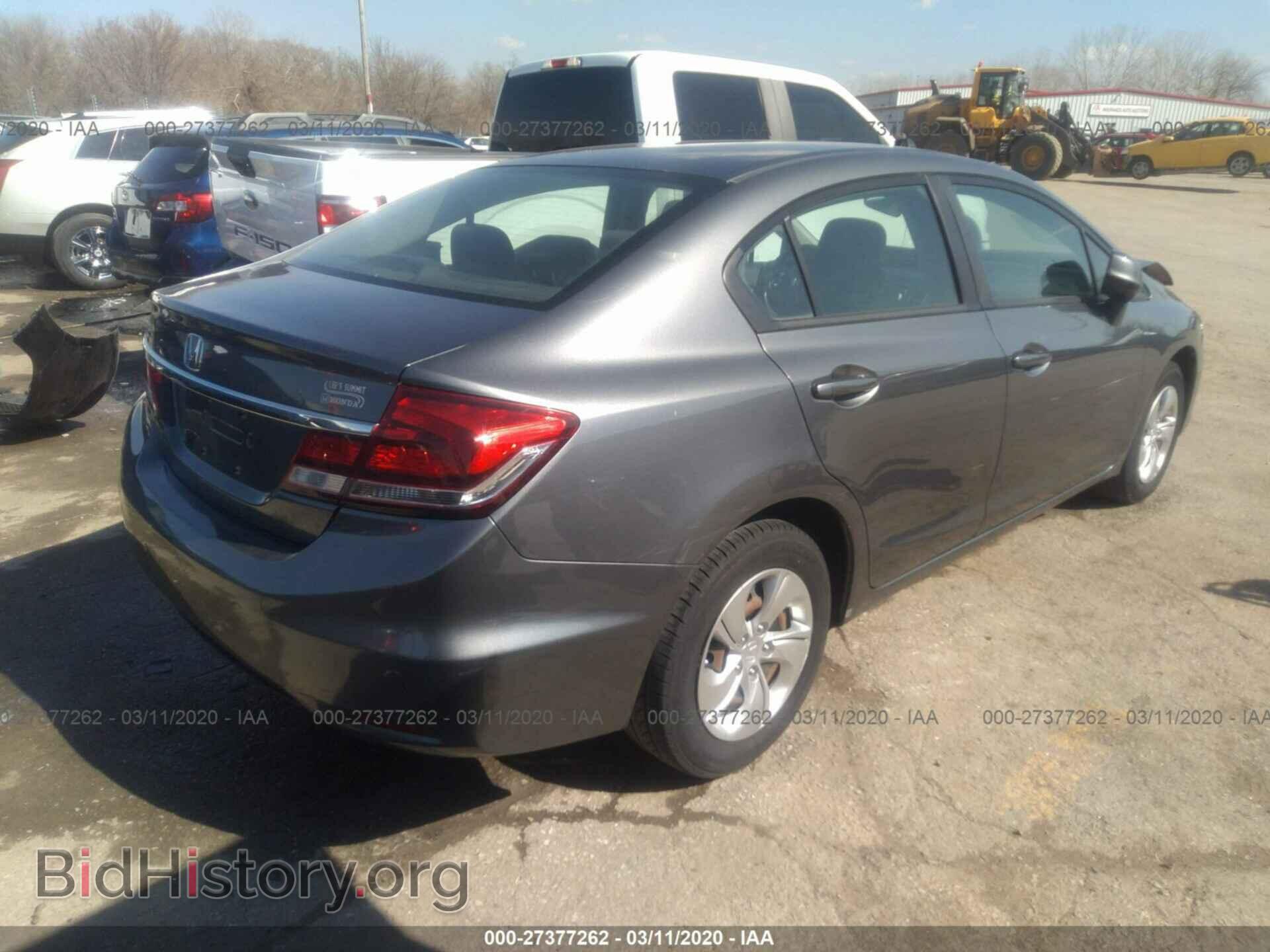 2013 HONDA CIVIC - VIN: 19XFB2F5XDE012754 - Фото 4