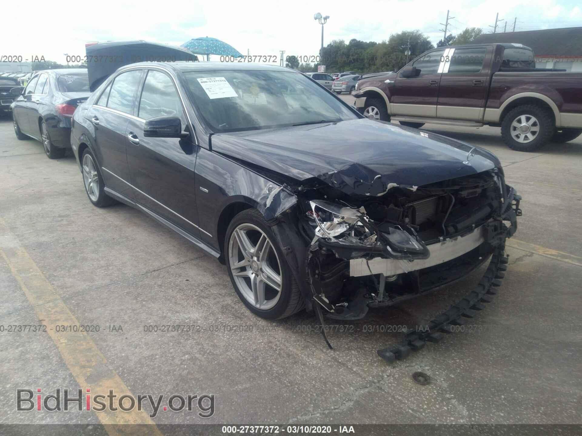 Photo WDDHF5KB1CA519947 - MERCEDES-BENZ E 2012