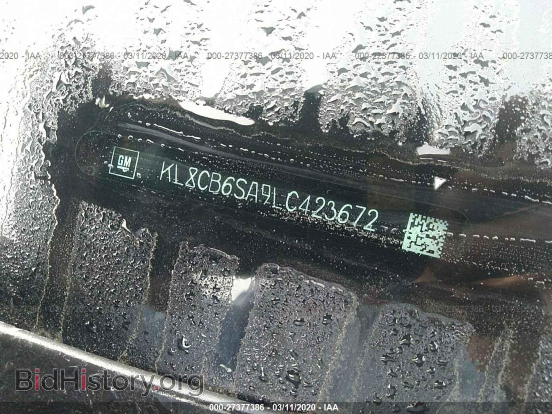 2020 CHEVROLET SPARK - VIN: KL8CB6SA9LC423672 - Фото 9