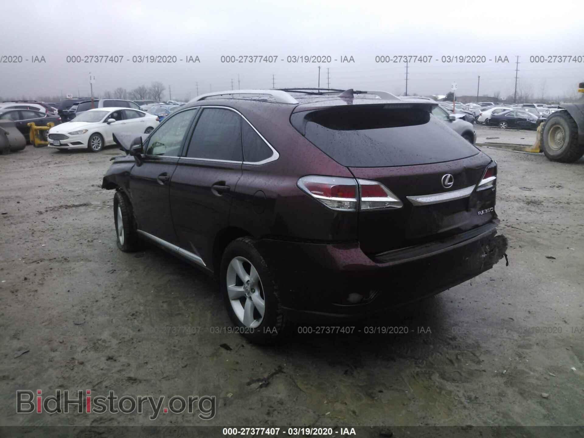 2015 LEXUS RX - VIN: 2T2BK1BA8FC267444 - Фото 3