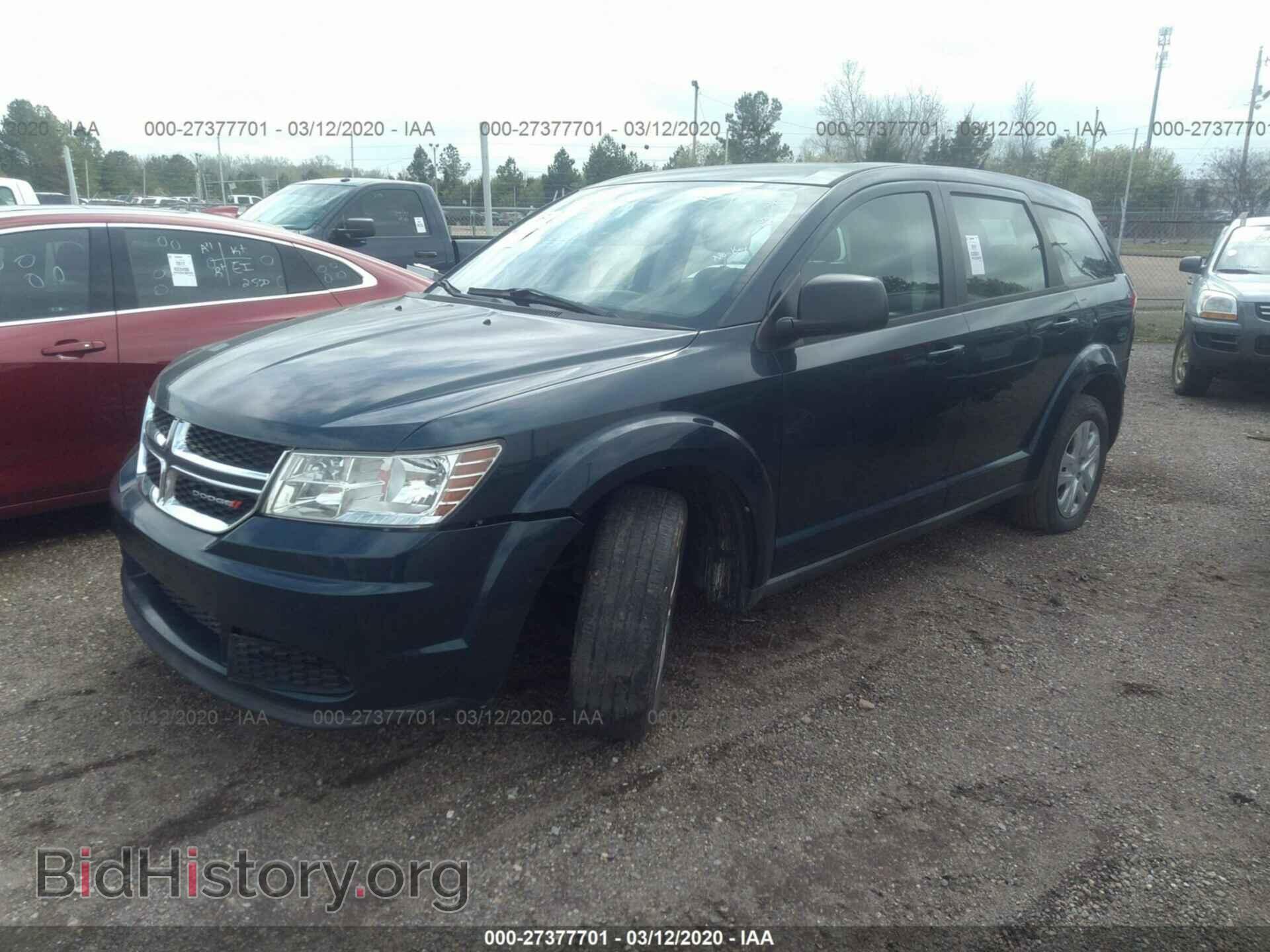 2013 DODGE JOURNEY - VIN: 3C4PDCAB0DT671830 - Фото 2