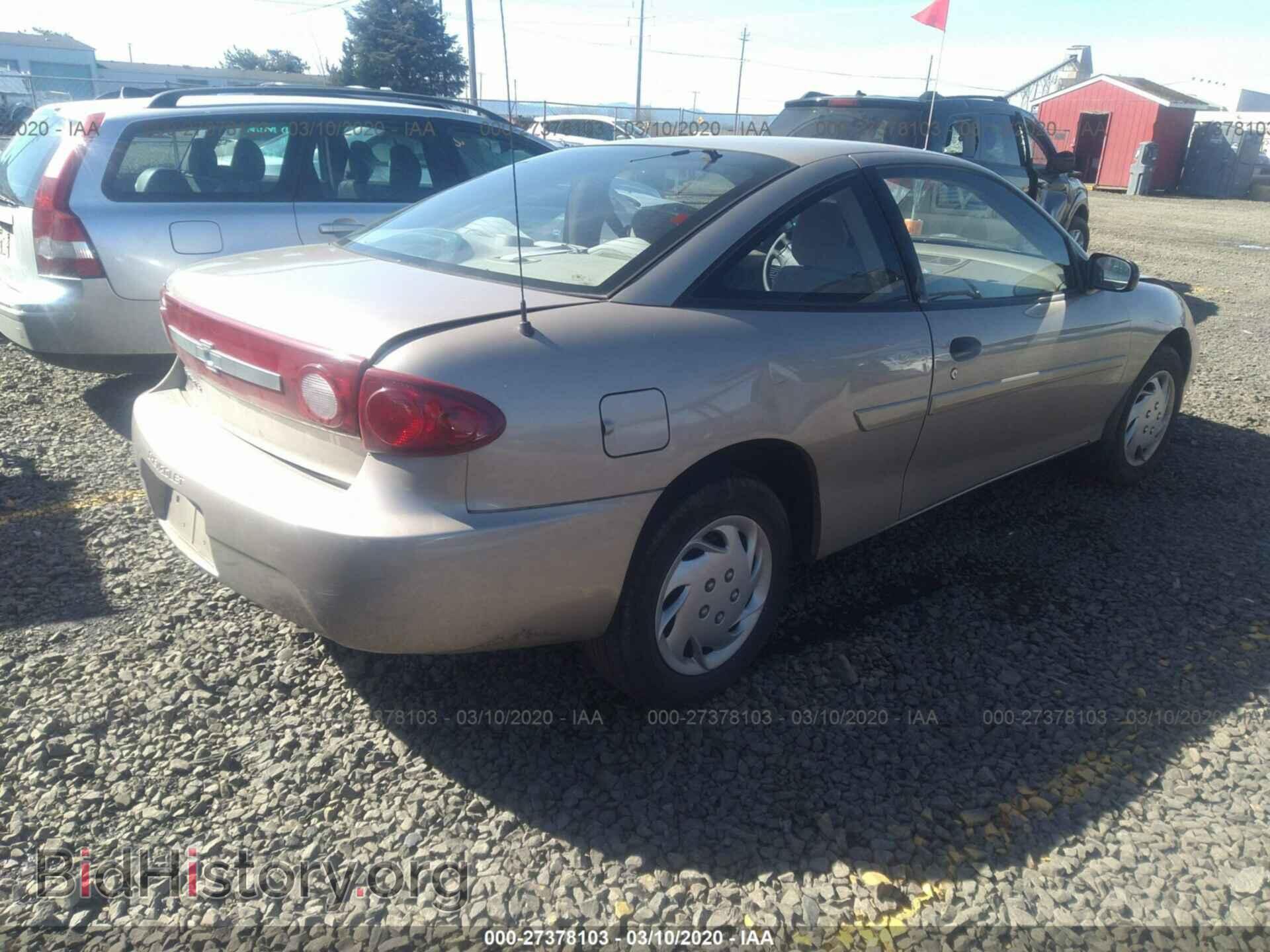2003 CHEVROLET CAVALIER - VIN: 1G1JF14F037200985 - Фото 4