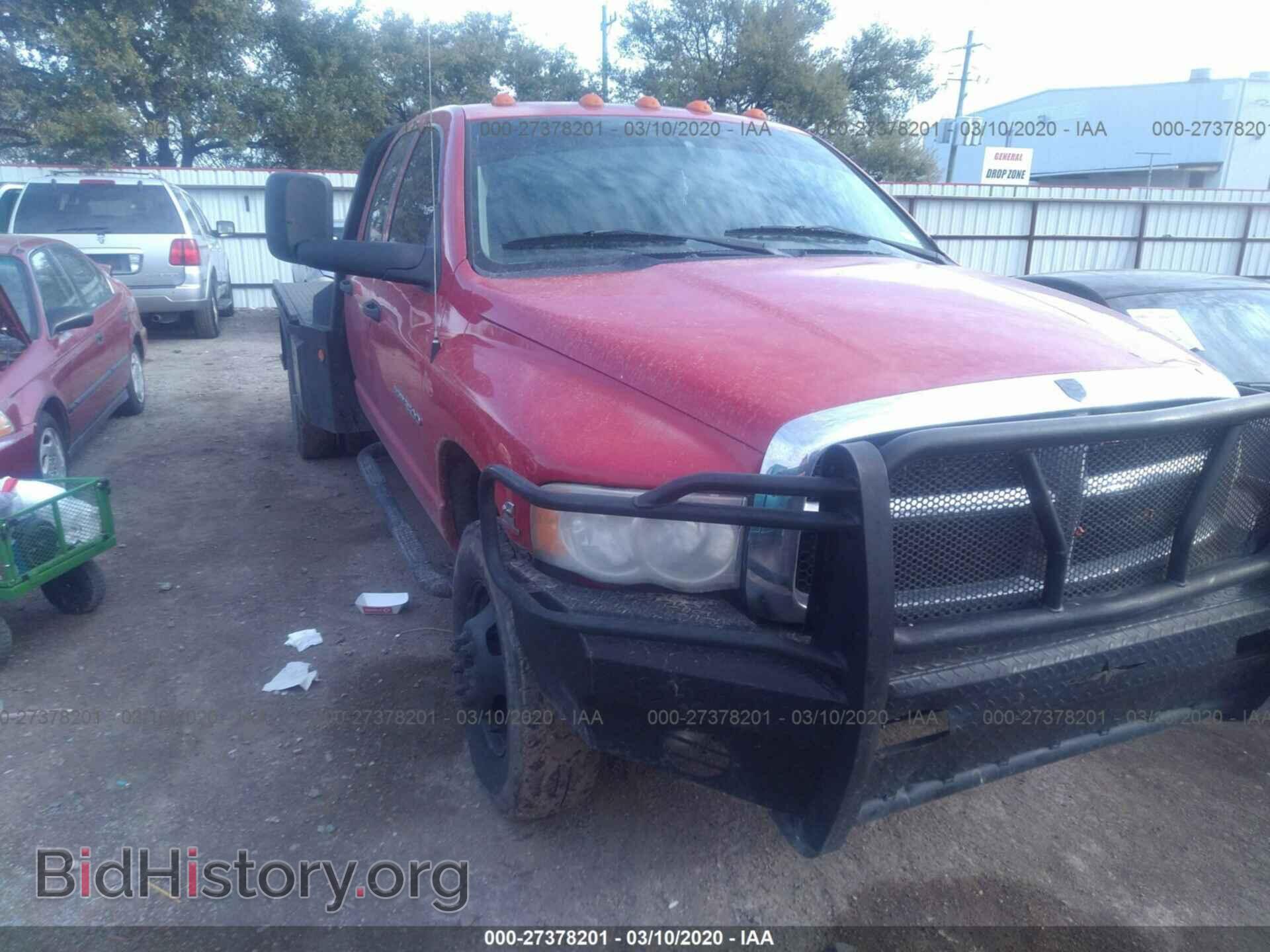 Photo 3D7MU48C43G788668 - DODGE RAM 3500 2003