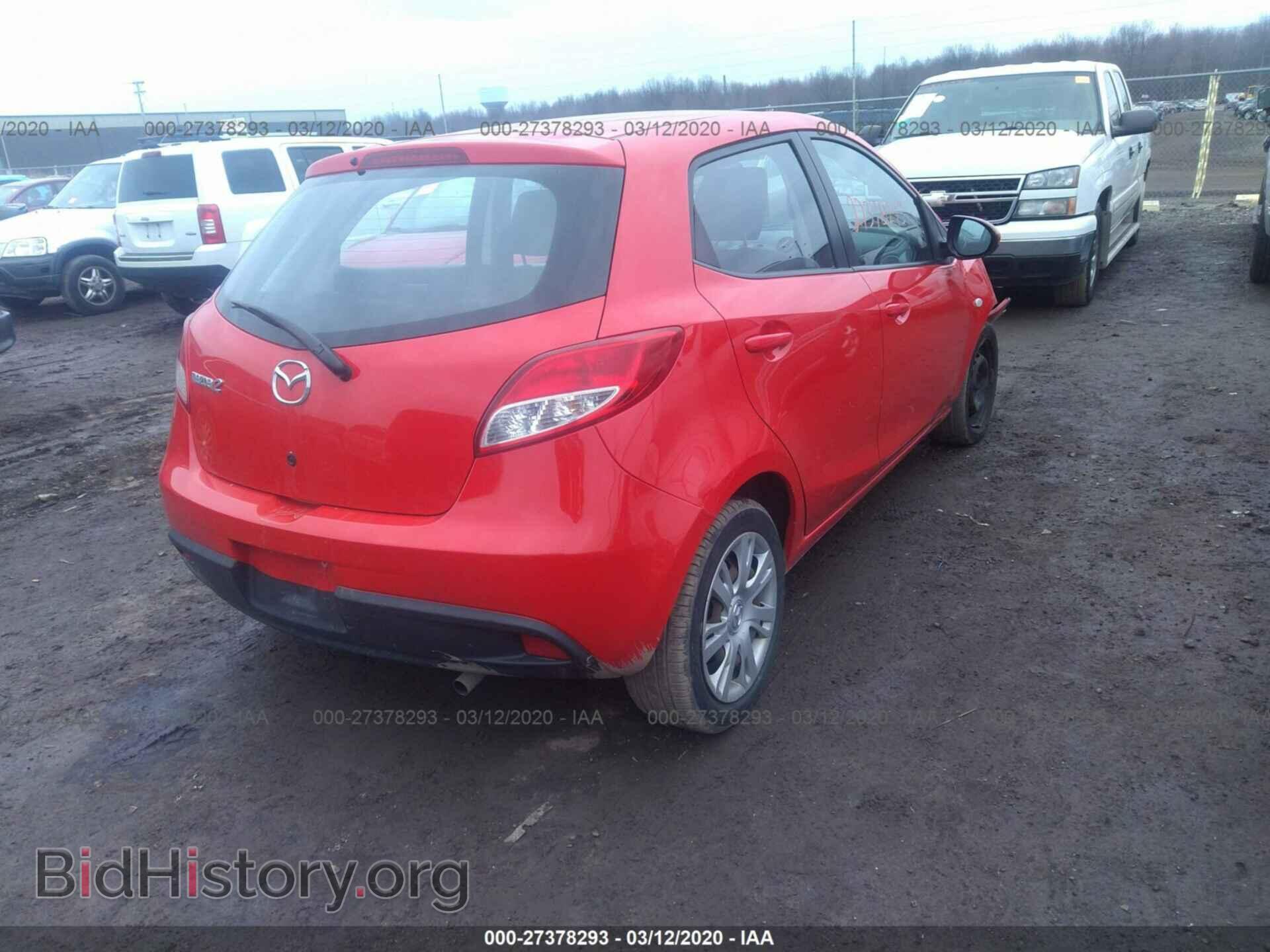 2012 MAZDA MAZDA2 - VIN: JM1DE1KY0C0137472 - Фото 4