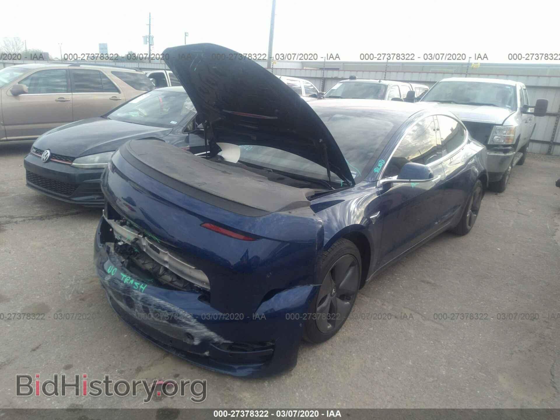 2018 TESLA MODEL 3 - VIN: 5YJ3E1EB2JF091967 - Фото 2
