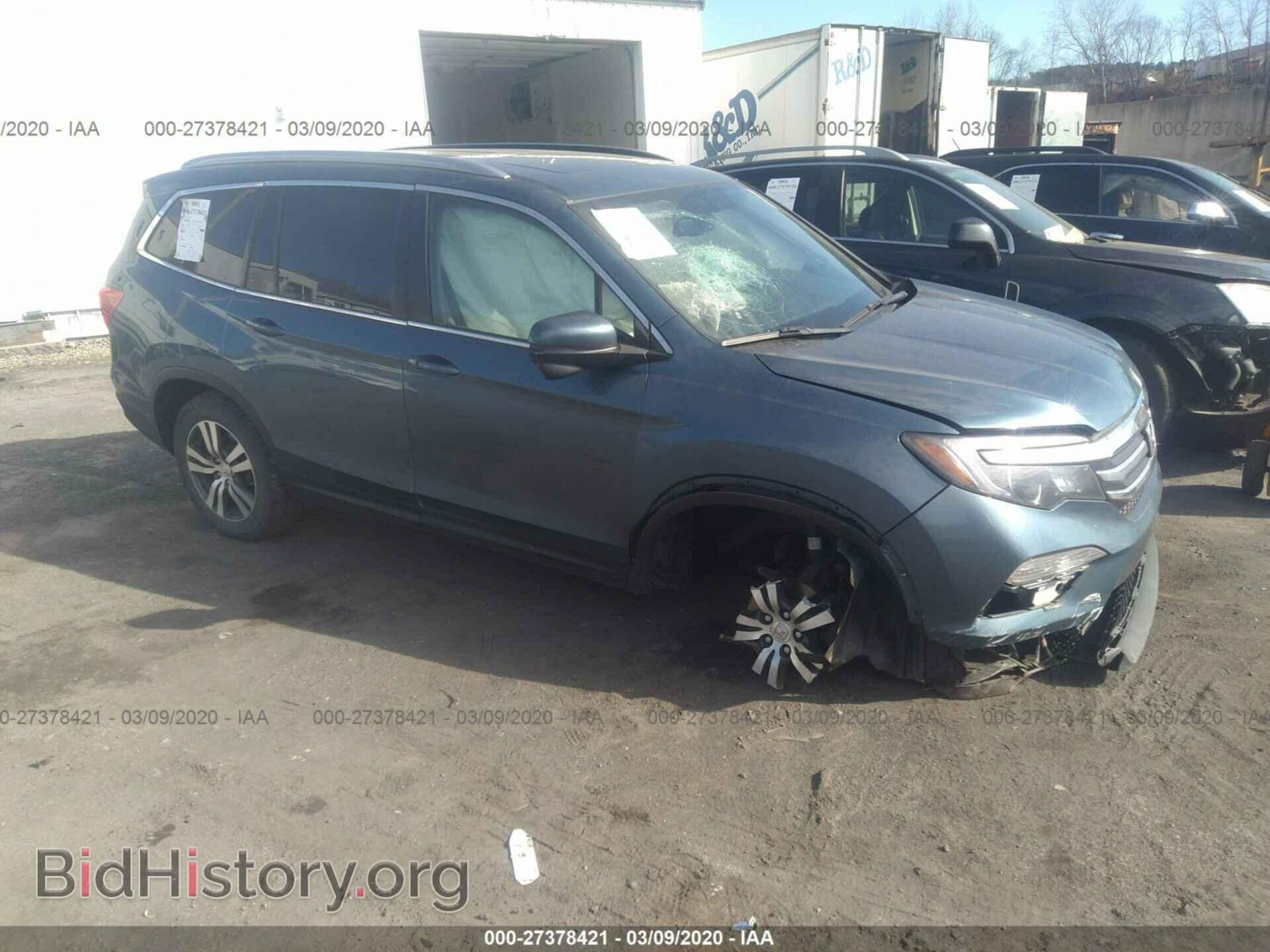 Фотография 5FNYF6H83GB022357 - HONDA PILOT 2016