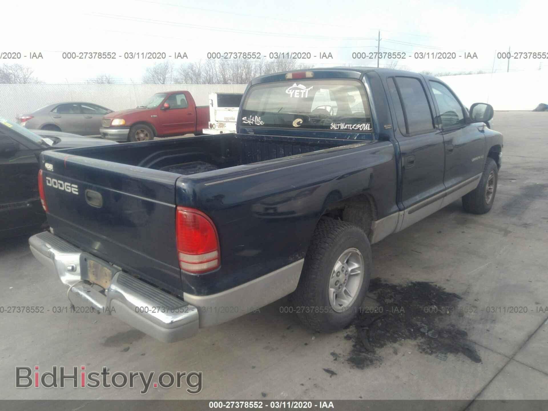2000 DODGE DAKOTA - VIN: 1B7GL2AN9YS749147 - Фото 4