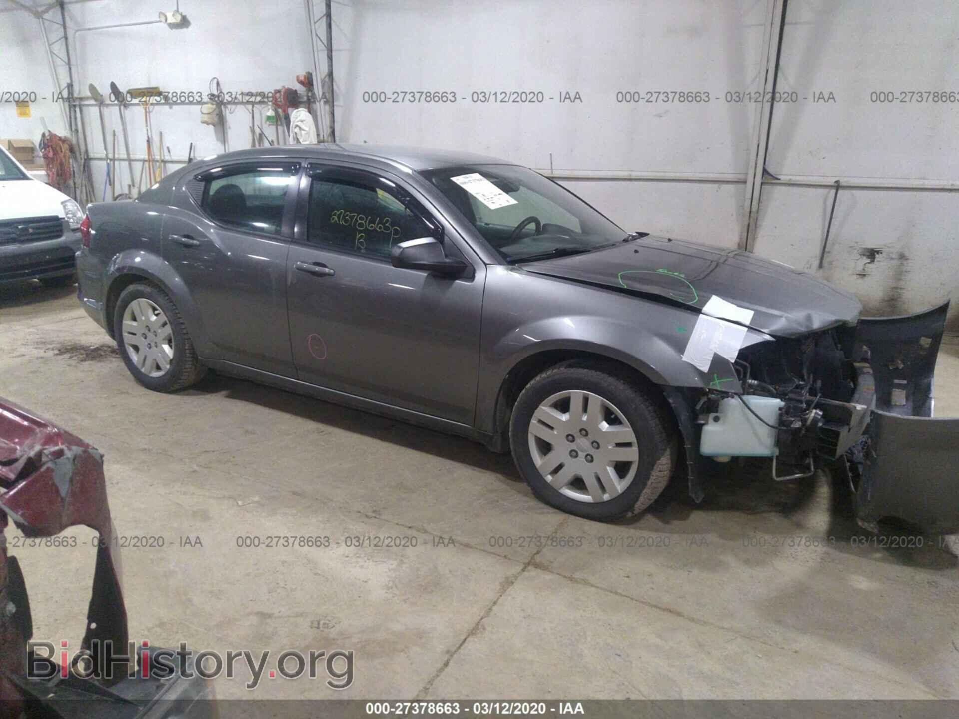 Photo 1C3CDZAB5DN631572 - DODGE AVENGER 2013