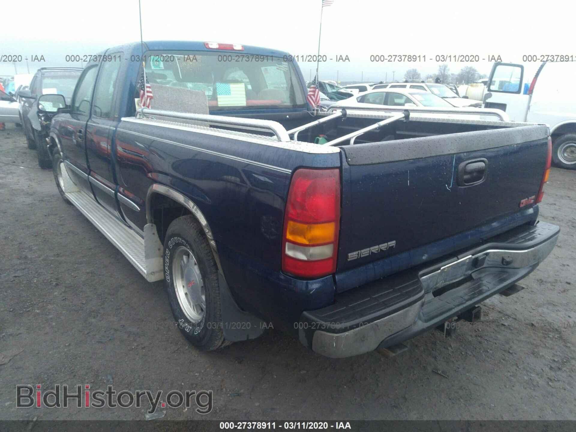2001 GMC NEW SIERRA - VIN: 2GTEC19V311222362 - Фото 3