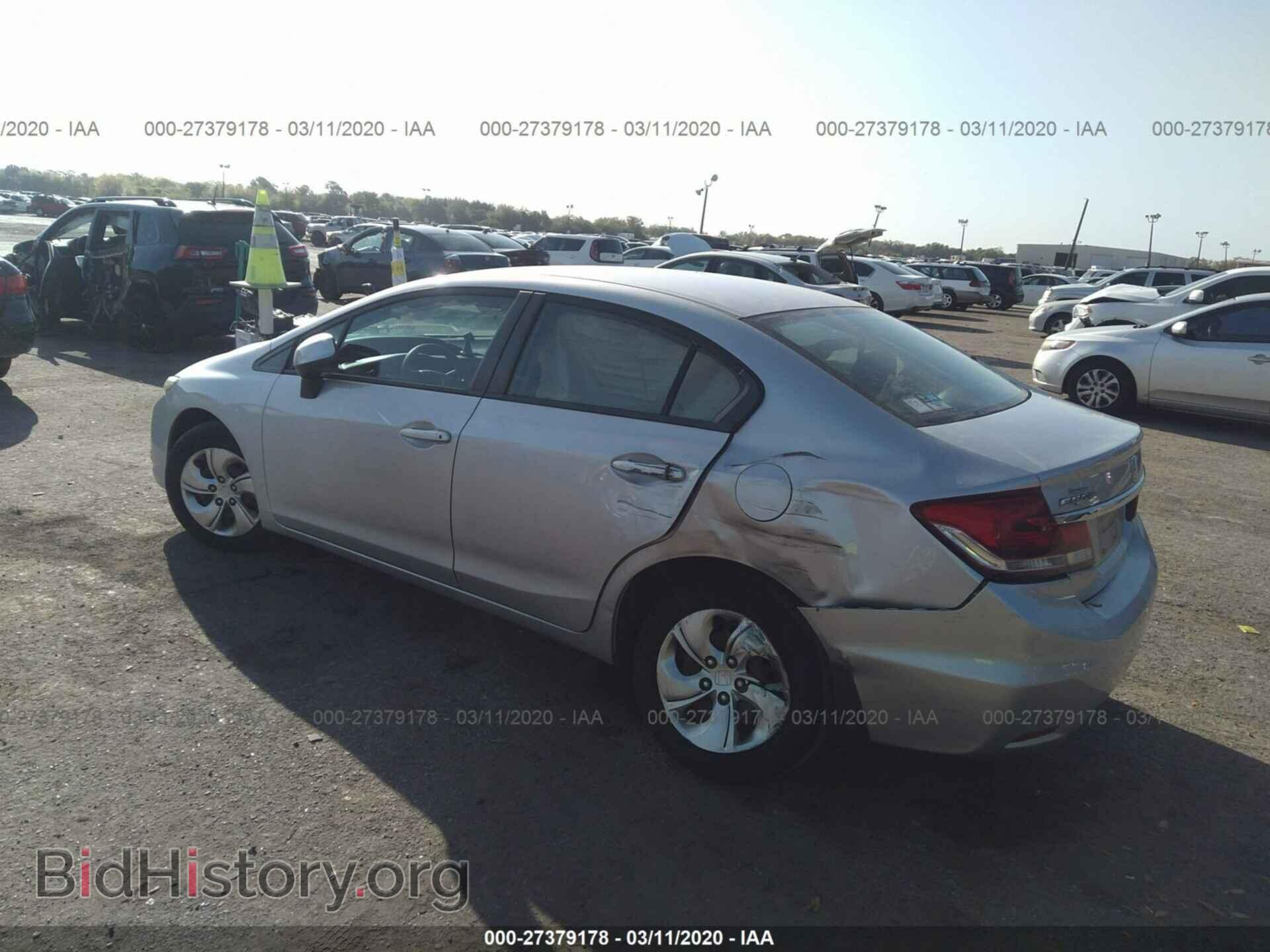 2013 HONDA CIVIC - VIN: 19XFB2F57DE049616 - Фото 3