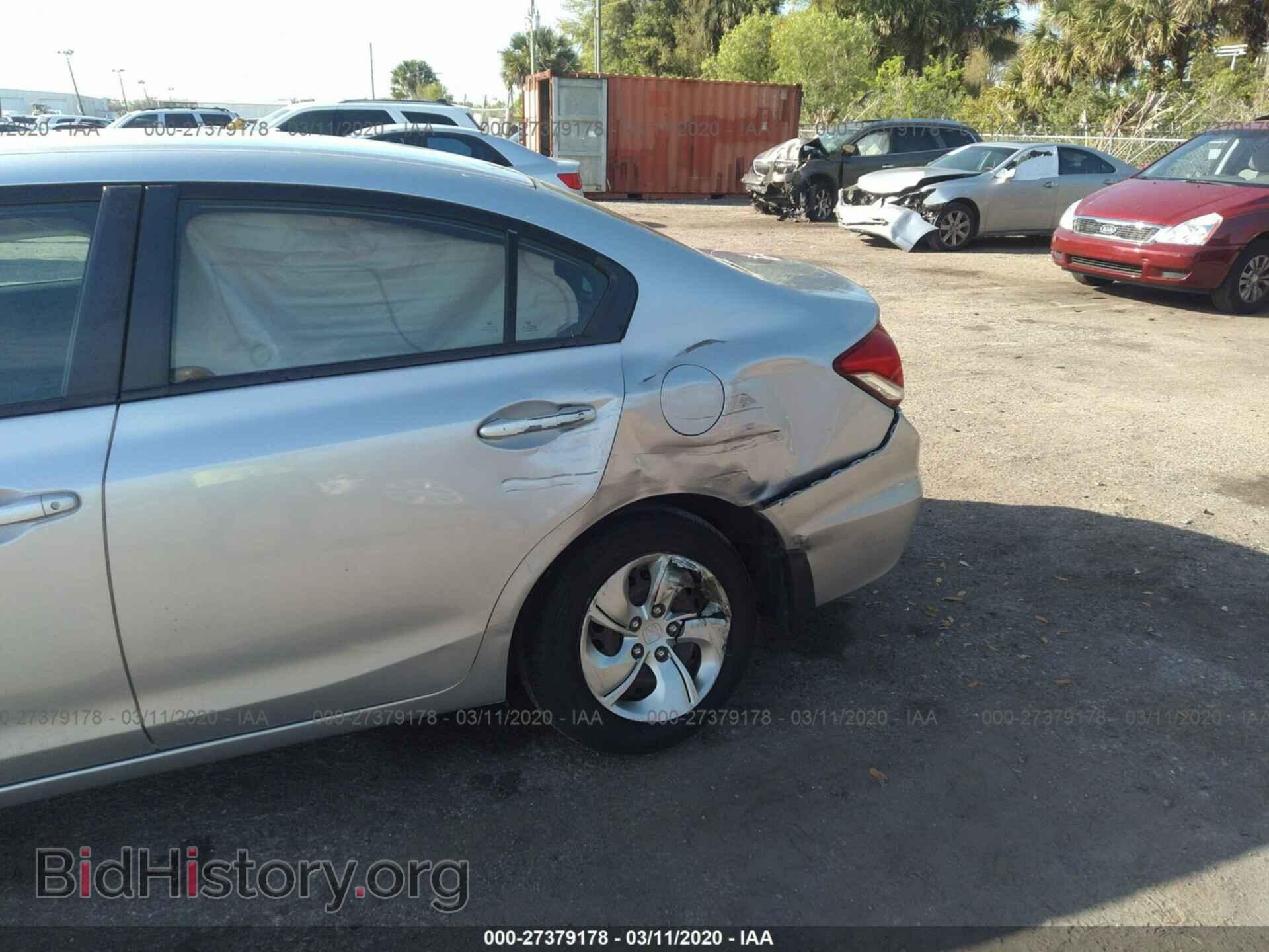 2013 HONDA CIVIC - VIN: 19XFB2F57DE049616 - Фото 6