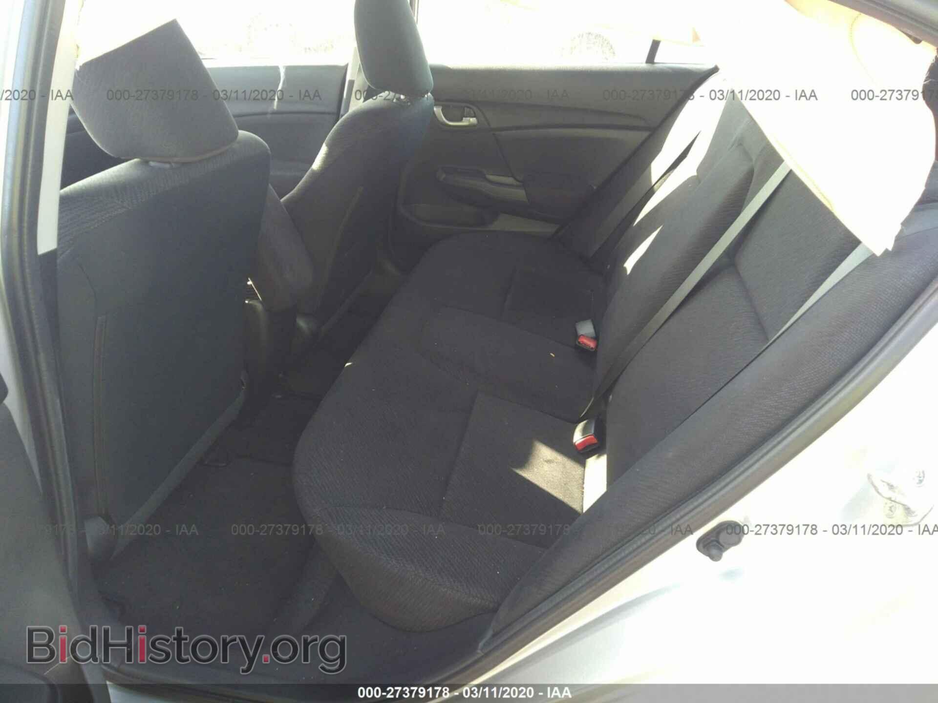 2013 HONDA CIVIC - VIN: 19XFB2F57DE049616 - Фото 8
