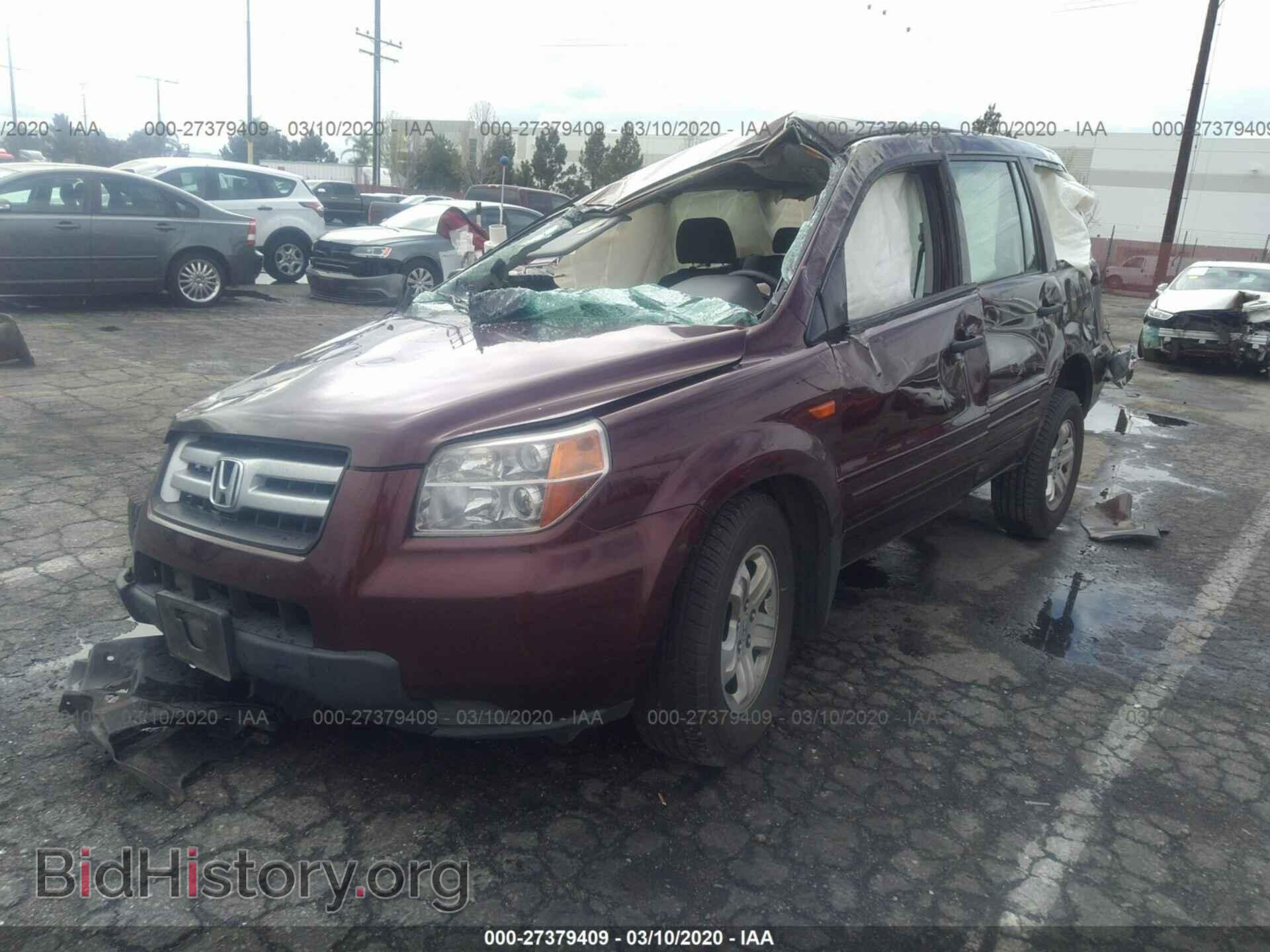 2007 HONDA PILOT - VIN: 5FNYF28107B025325 - Photo 2
