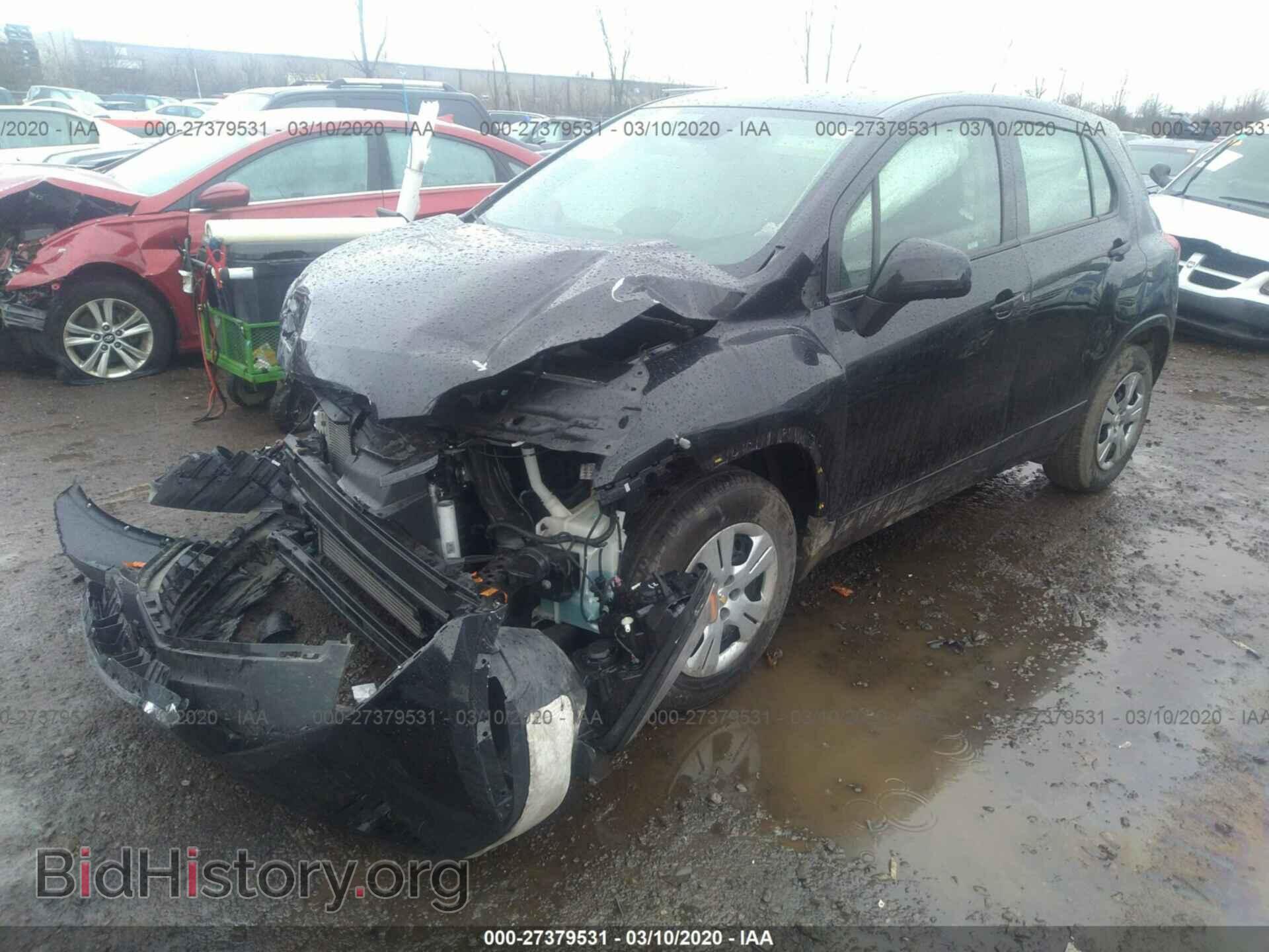 2016 CHEVROLET TRAX - VIN: KL7CJKSB9GB630406 - Фото 2