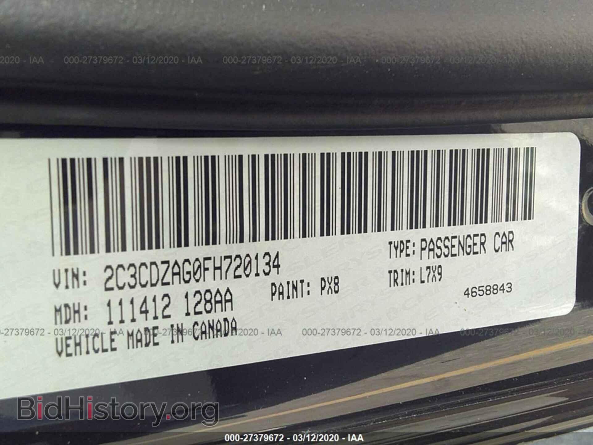 2015 DODGE CHALLENGER - VIN: 2C3CDZAG0FH720134 - Photo 9