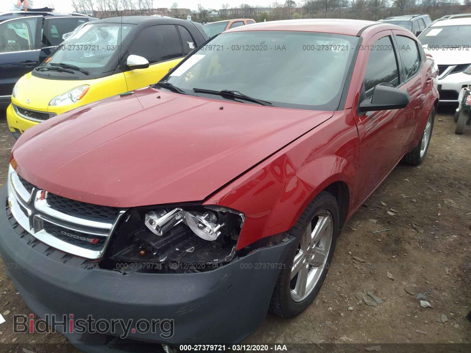 2013 DODGE AVENGER - VIN: 1C3CDZAB5DN662787 - Фото 2