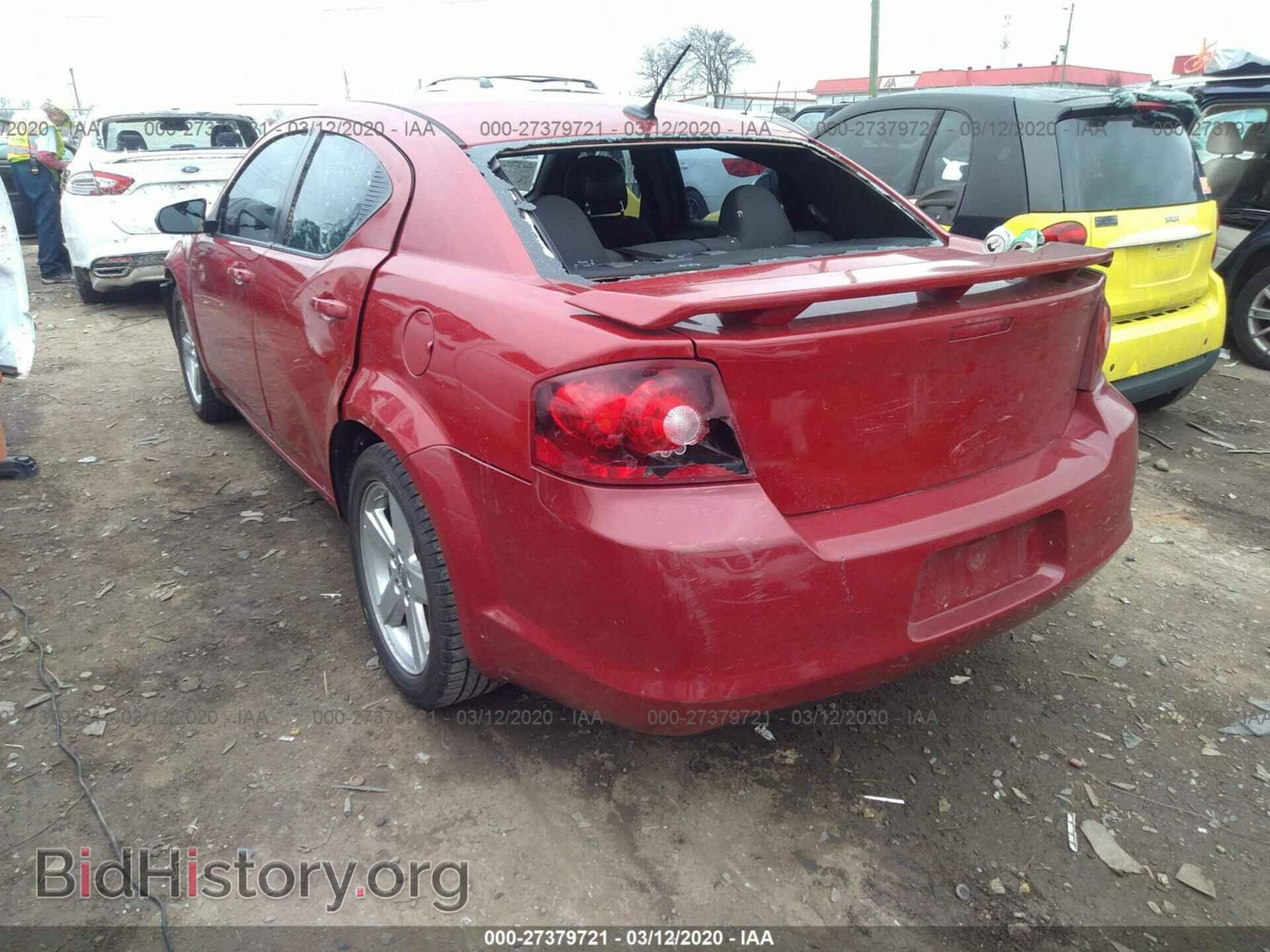 2013 DODGE AVENGER - VIN: 1C3CDZAB5DN662787 - Фото 3