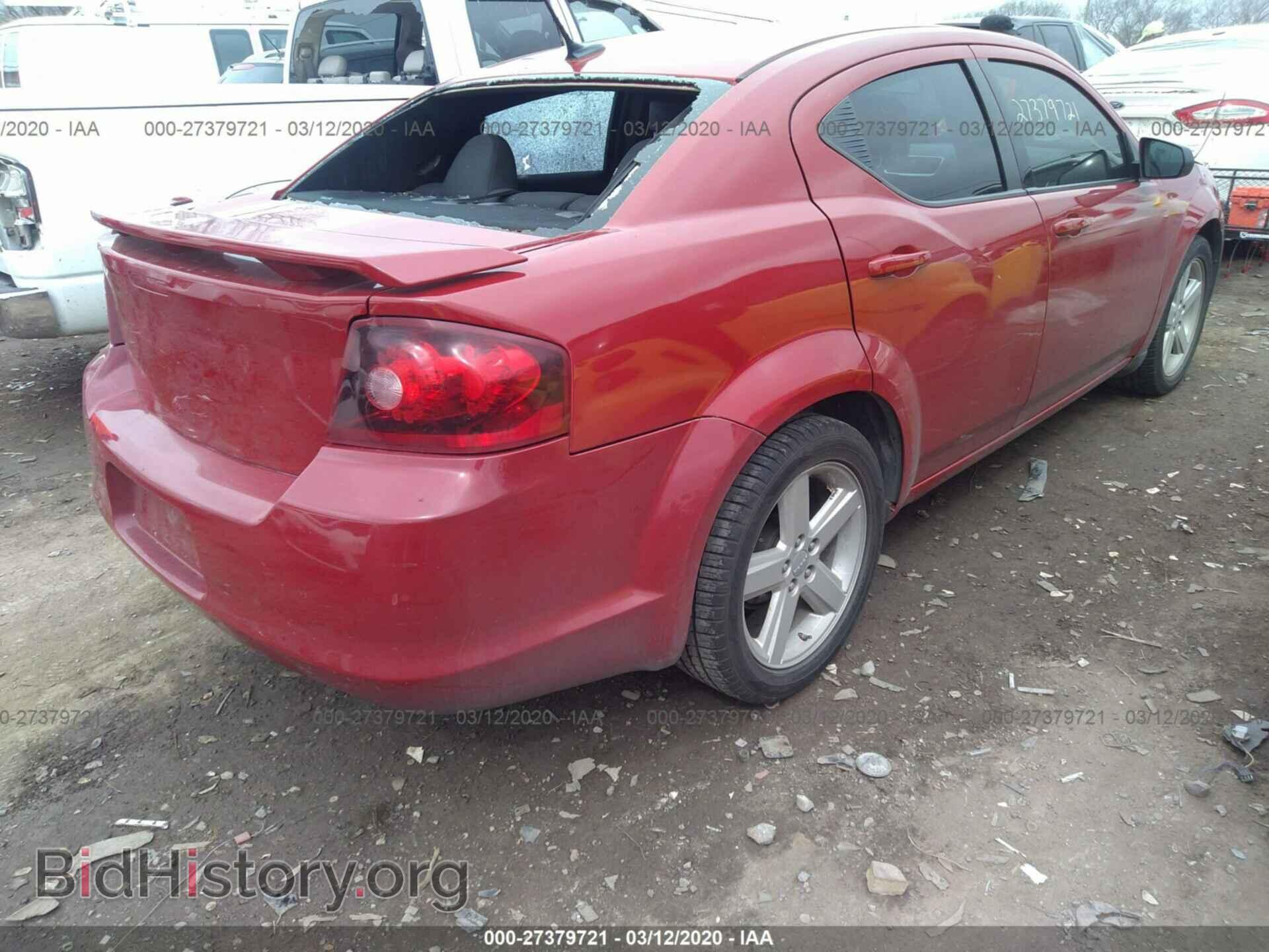 2013 DODGE AVENGER - VIN: 1C3CDZAB5DN662787 - Фото 4