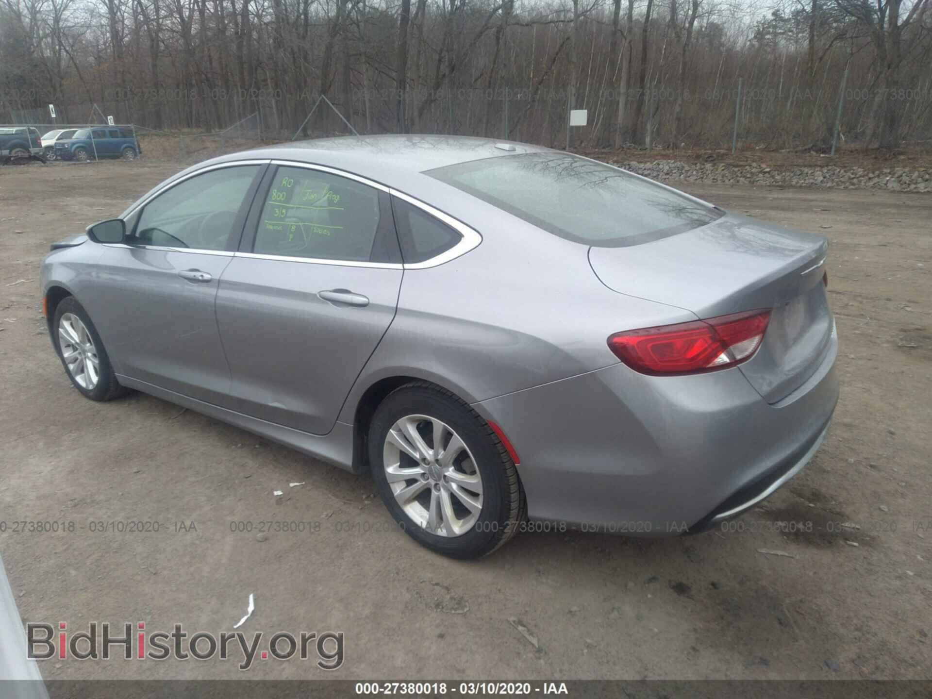 2015 CHRYSLER 200 - VIN: 1C3CCCAB3FN656280 - Фото 3