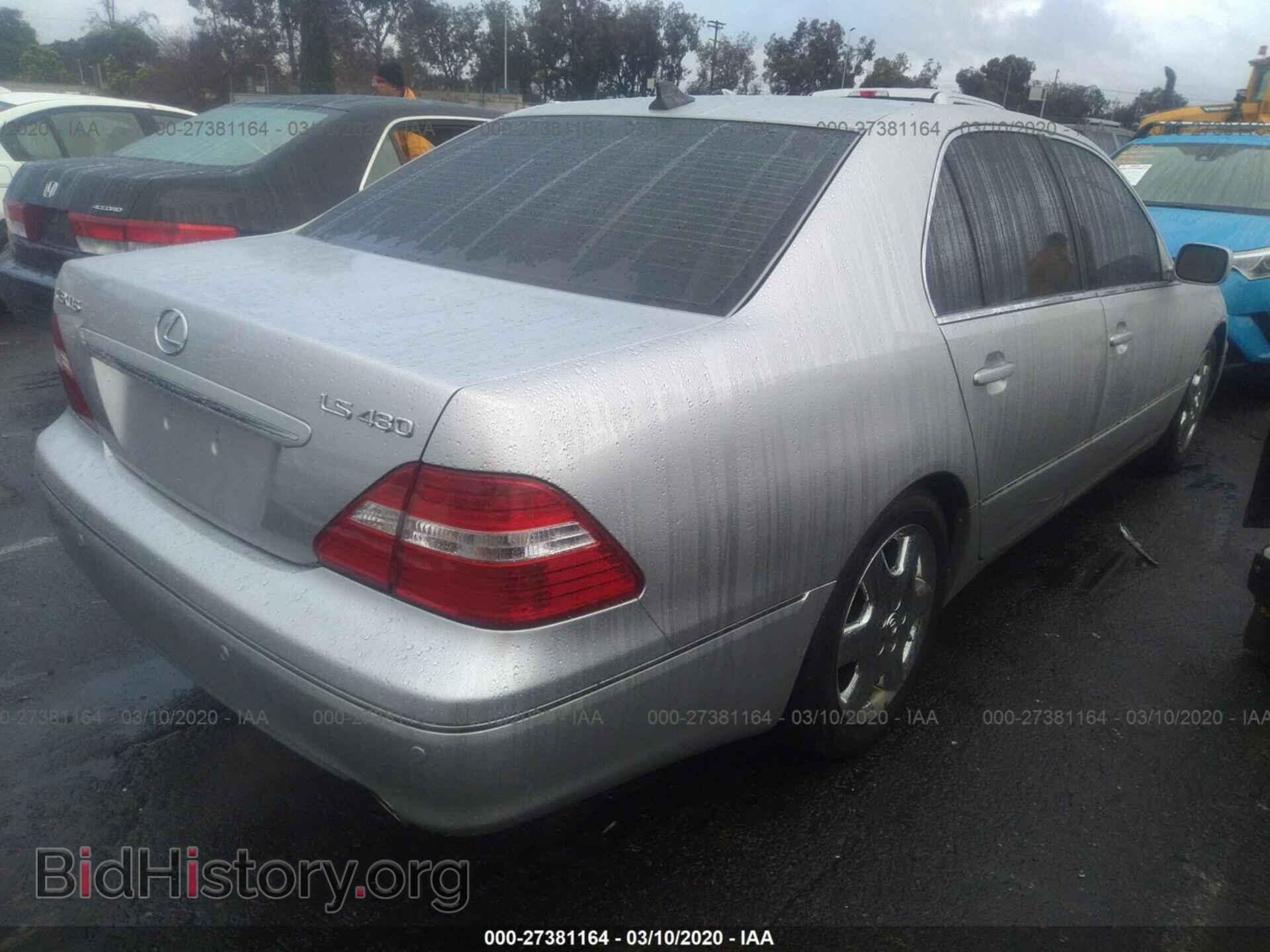 2004 LEXUS LS - VIN: JTHBN36F640144759 - Photo 4