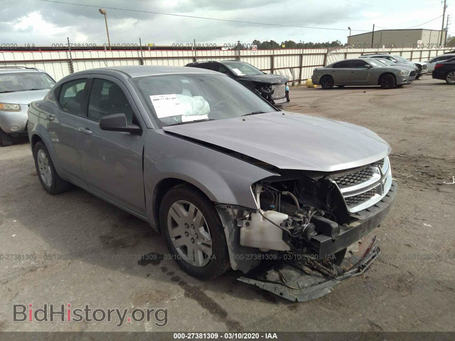 Photo 1C3CDZAB0EN180844 - DODGE AVENGER 2014