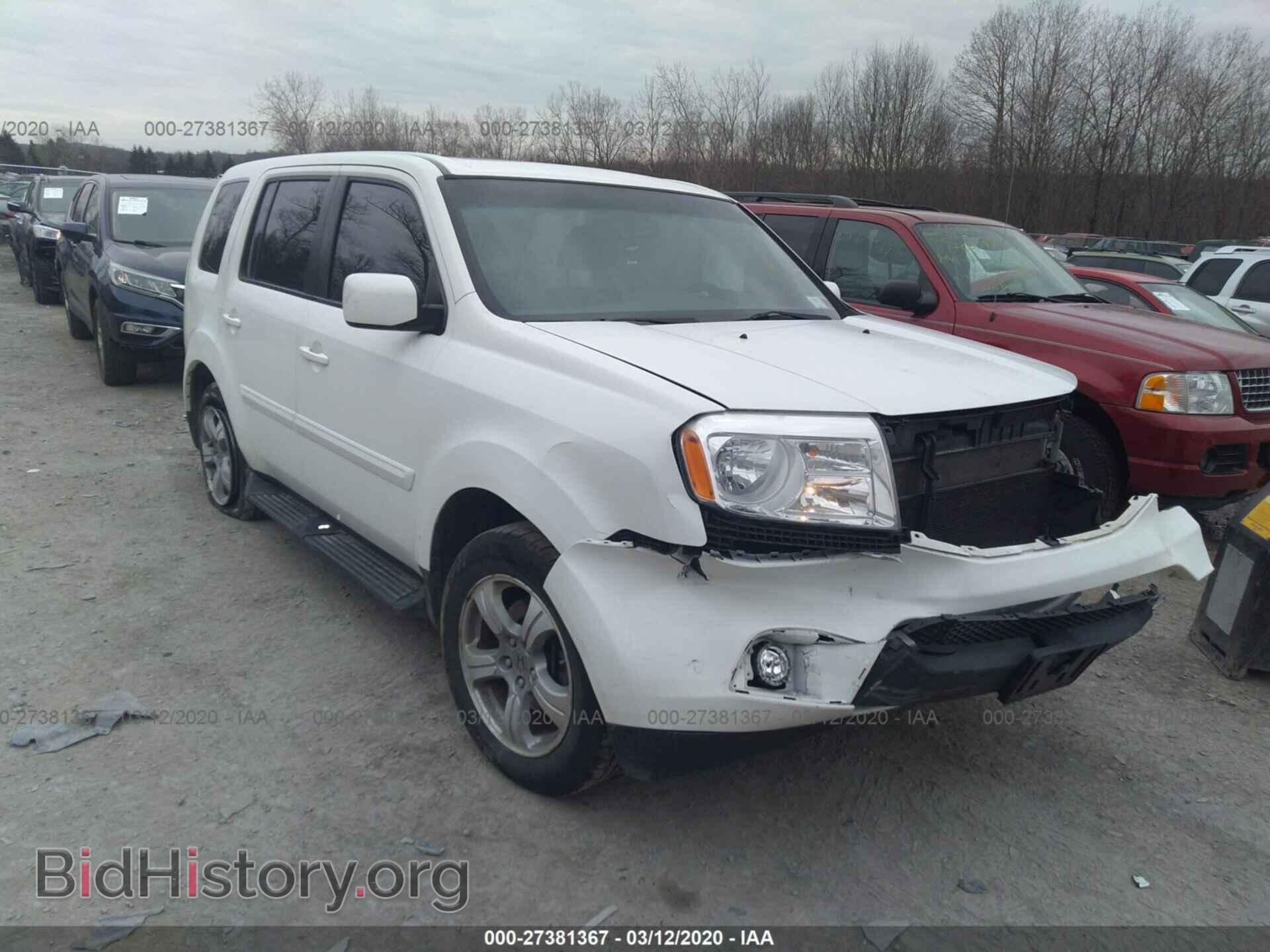 Фотография 5FNYF4H50DB057315 - HONDA PILOT 2013