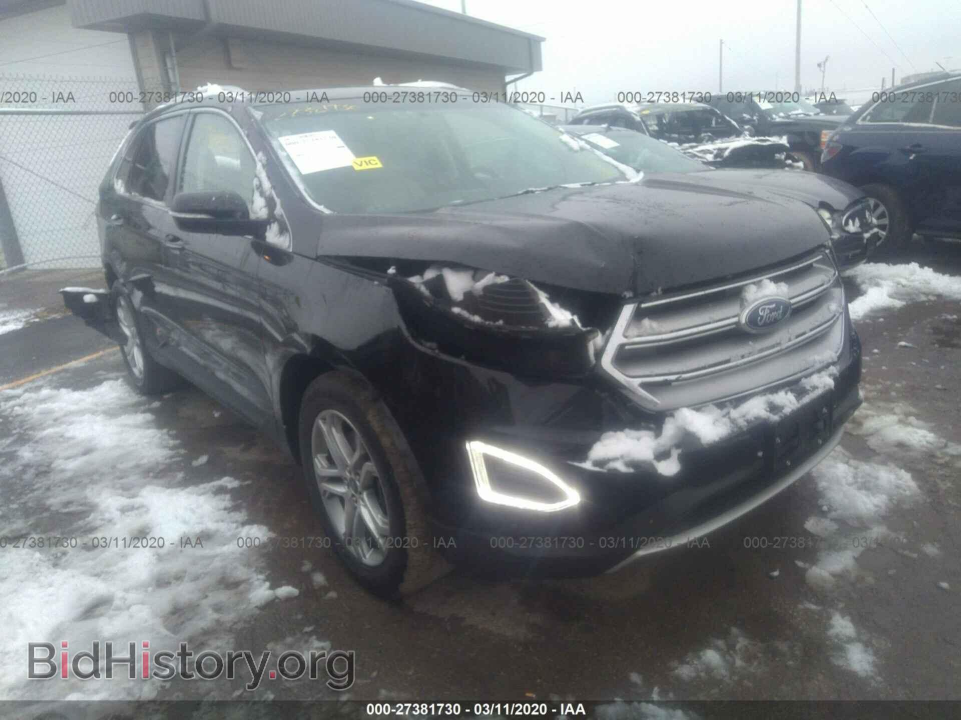 Фотография 2FMPK4K91HBB76282 - FORD EDGE 2017
