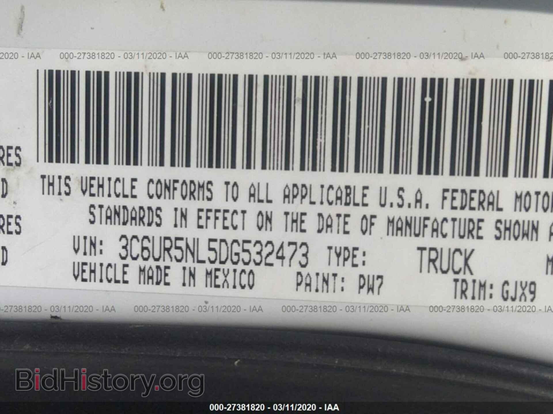 2013 RAM 2500 - VIN: 3C6UR5NL5DG532473 - Фото 9