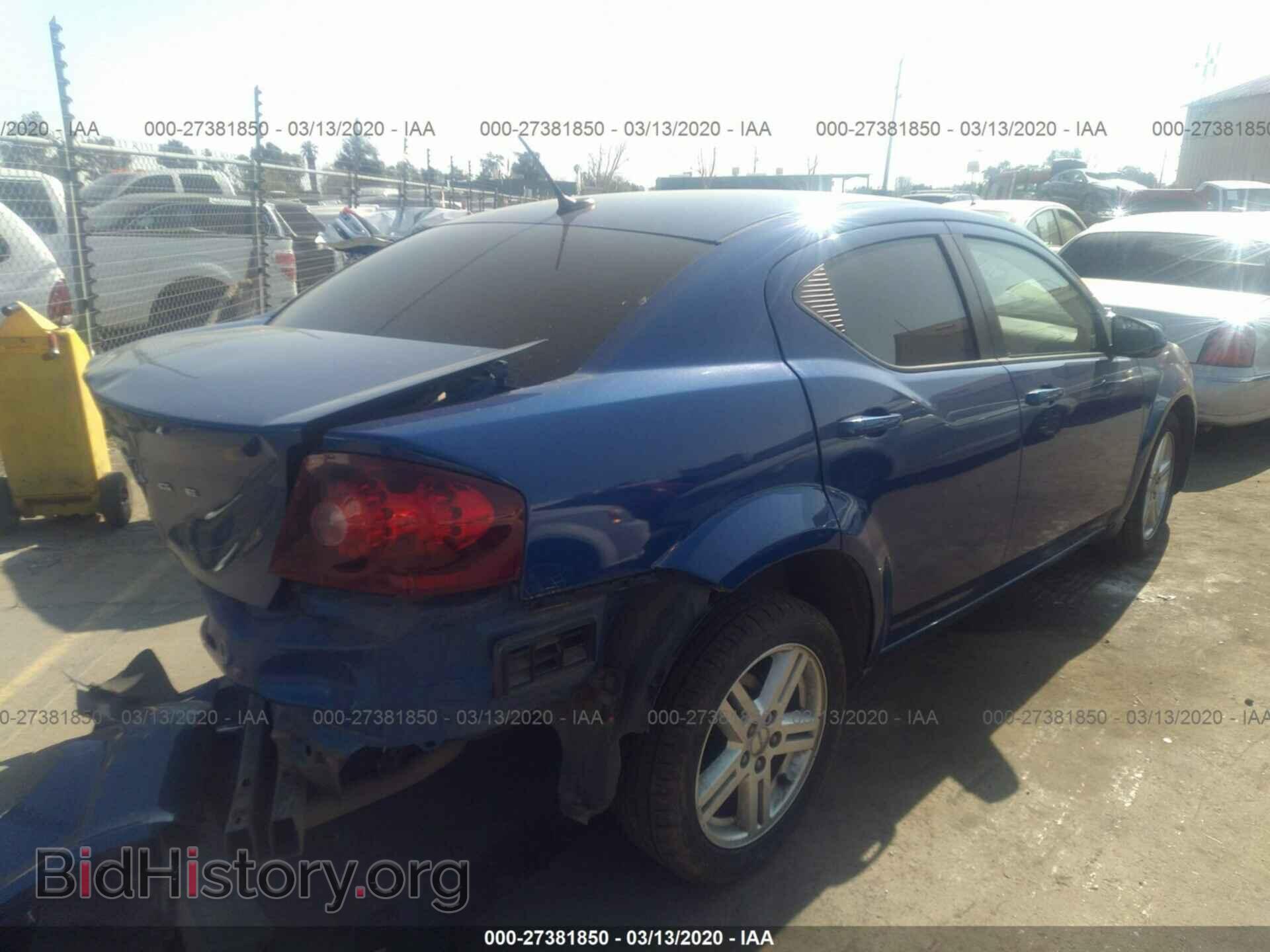 2012 DODGE AVENGER - VIN: 1C3CDZCB4CN148554 - Фото 4